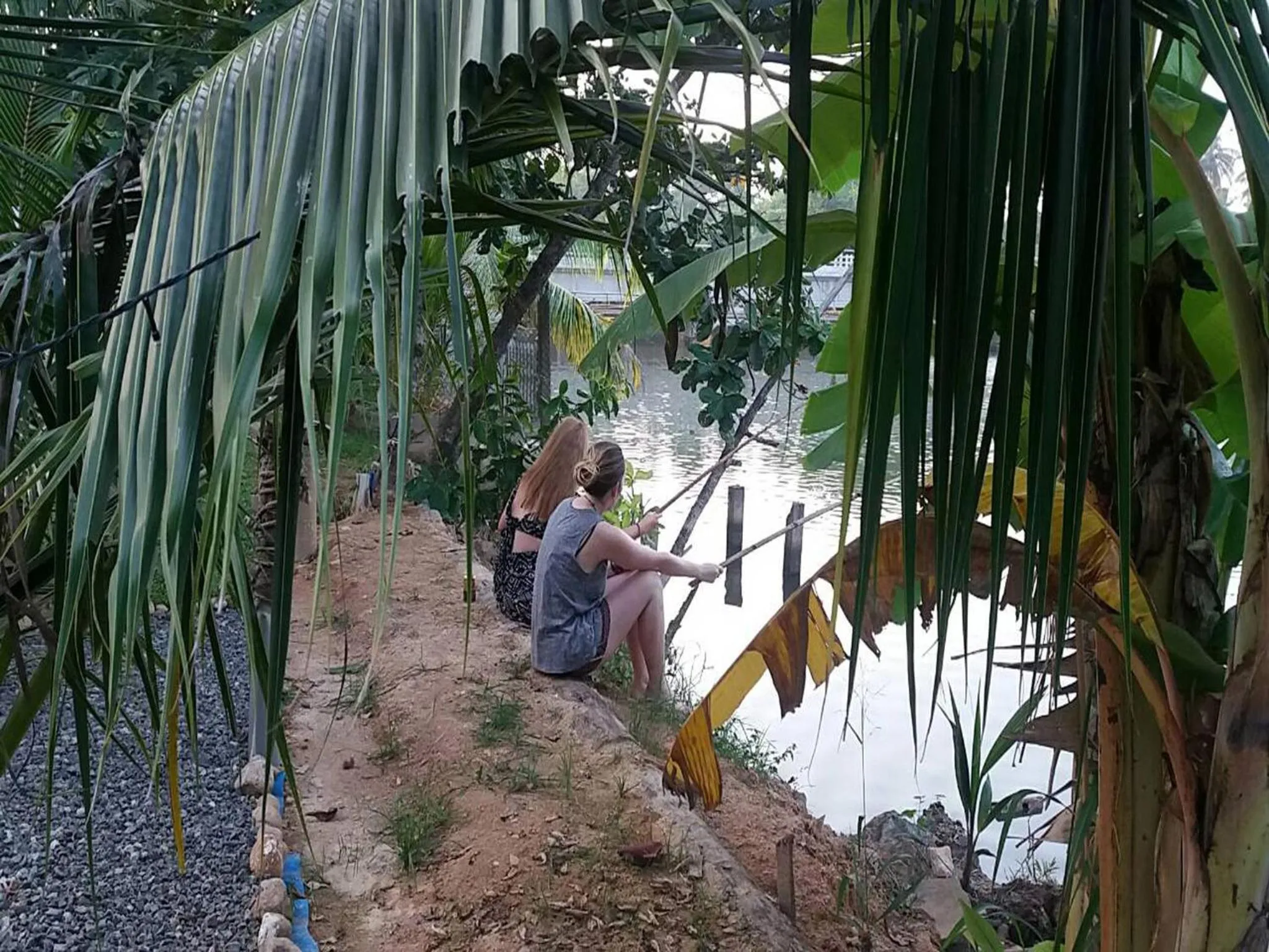 Fishing in Pelli Riverine