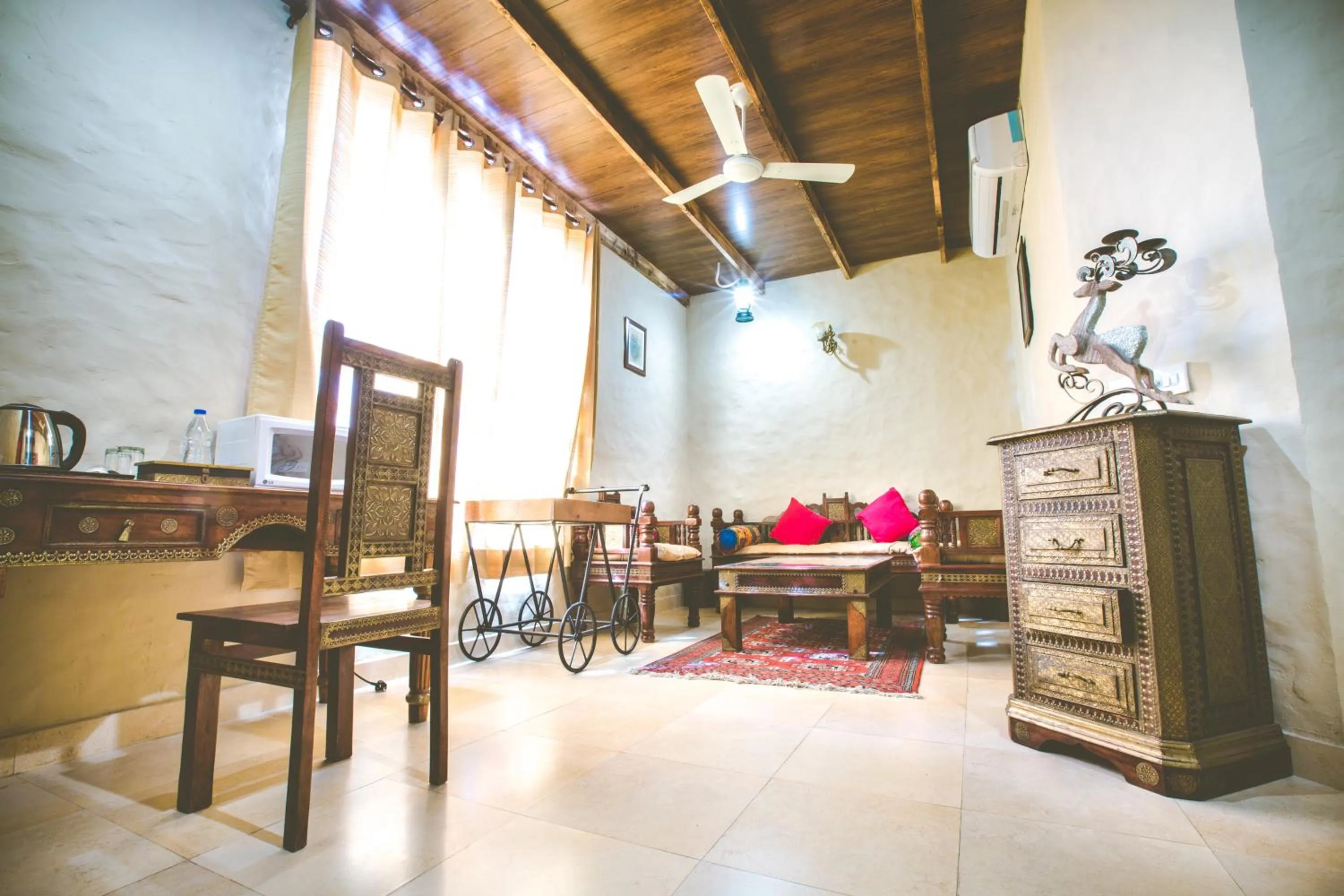 Seating area in WelcomHeritage Ranjitvilas