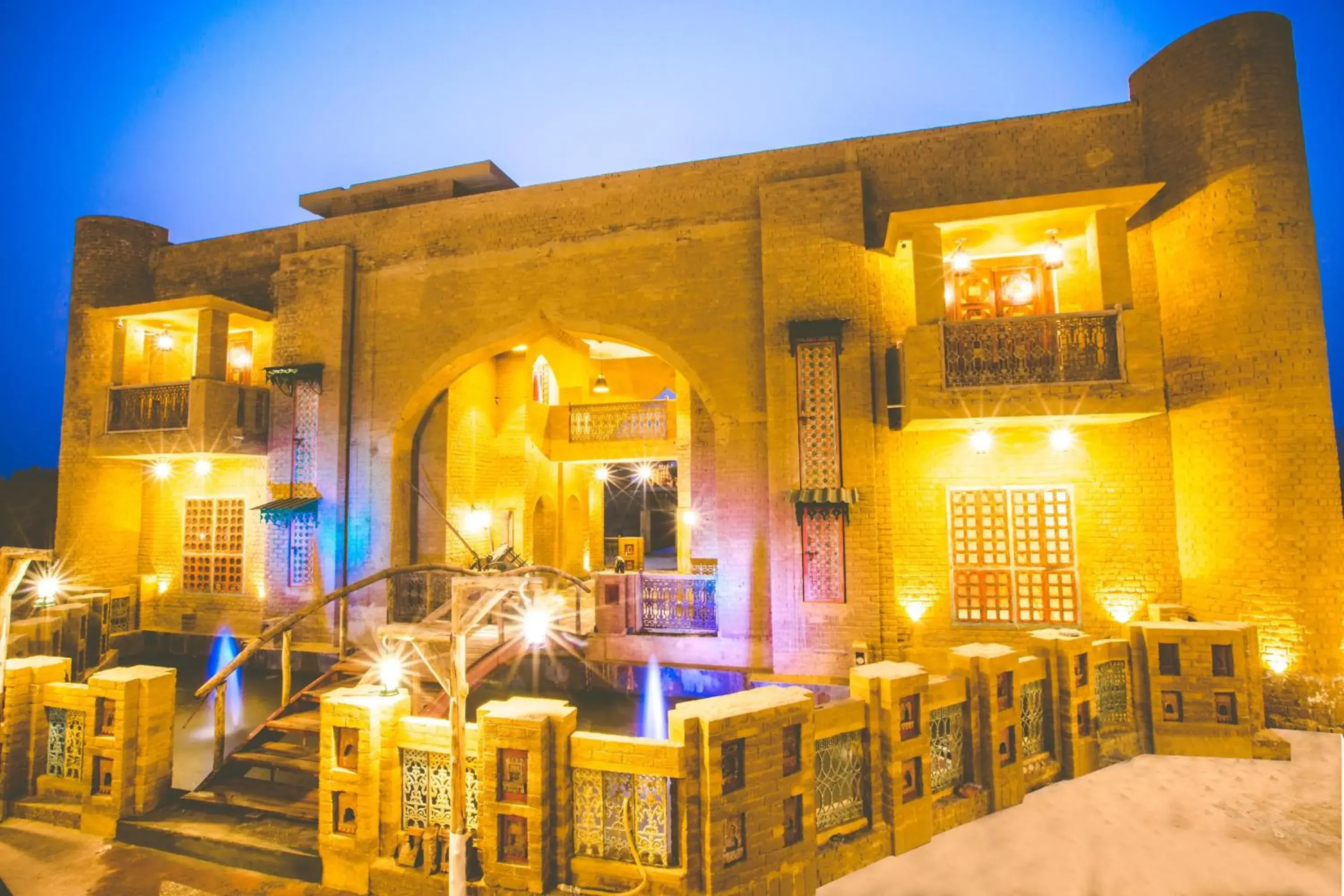 Bird's eye view in WelcomHeritage Ranjitvilas Bird's eye view in WelcomHeritage Ranjitvilas