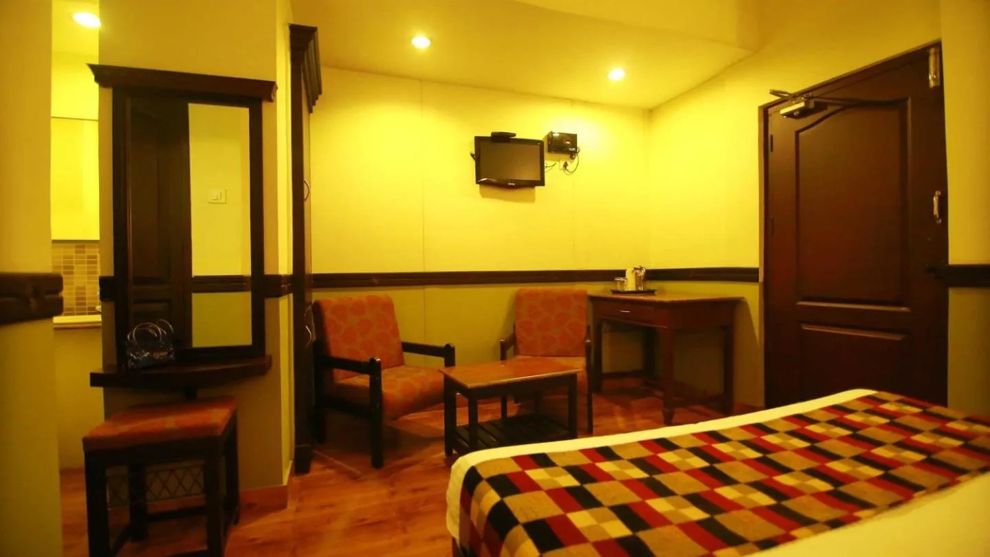 Bed in Hotel Palace Tower