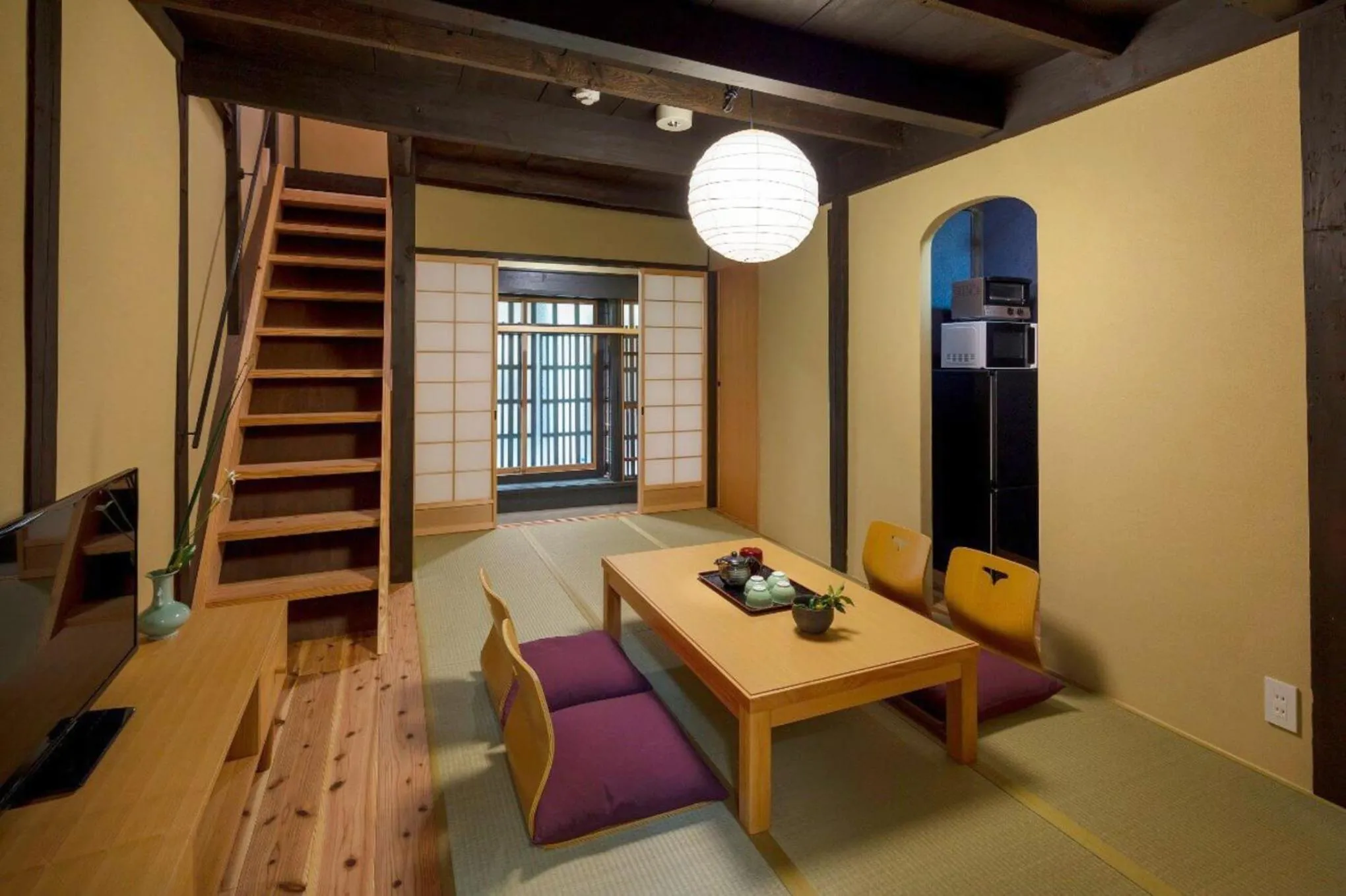 Living room in Kumashu an Machiya House
