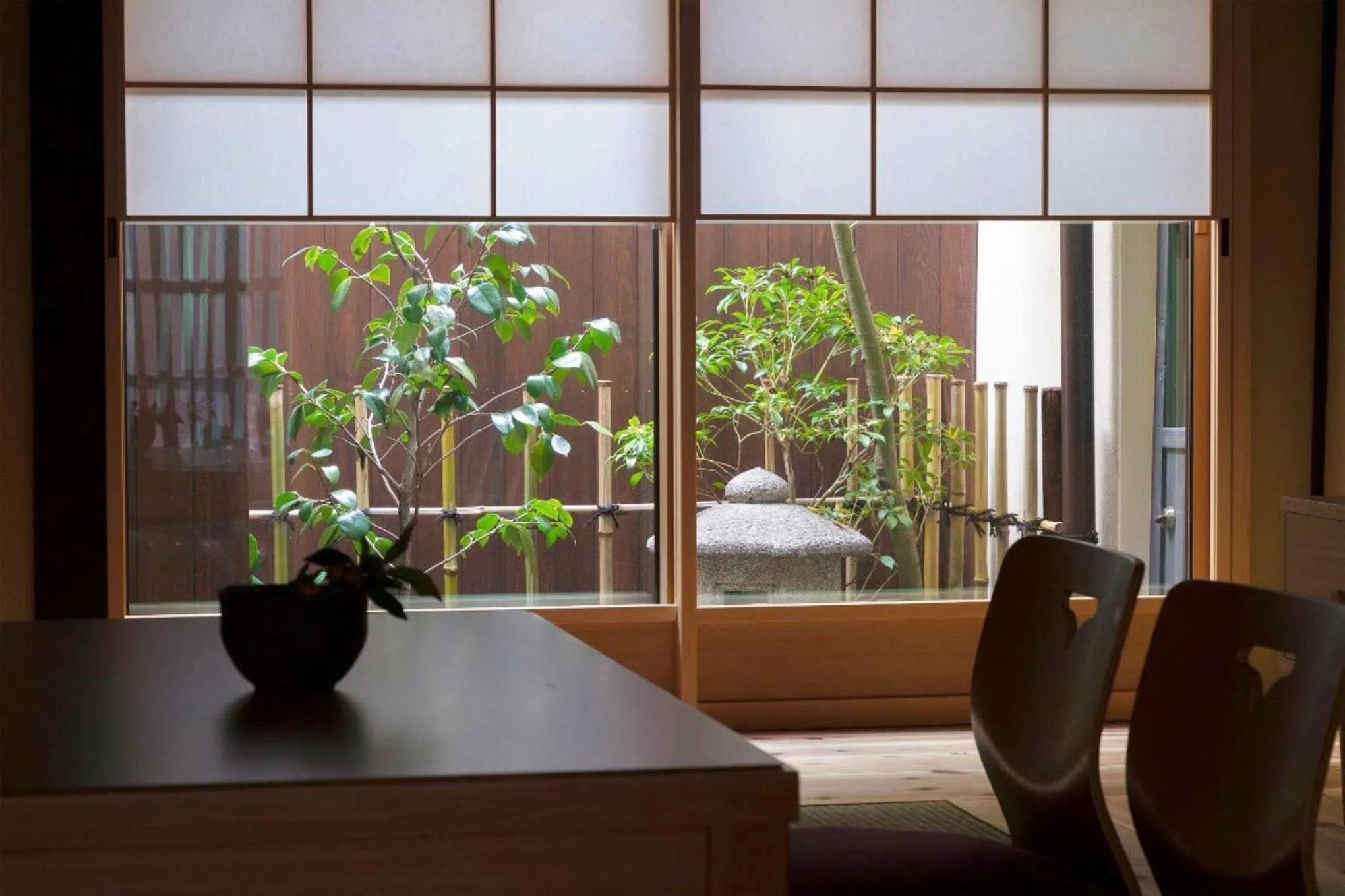 Living room in Kumashu an Machiya House