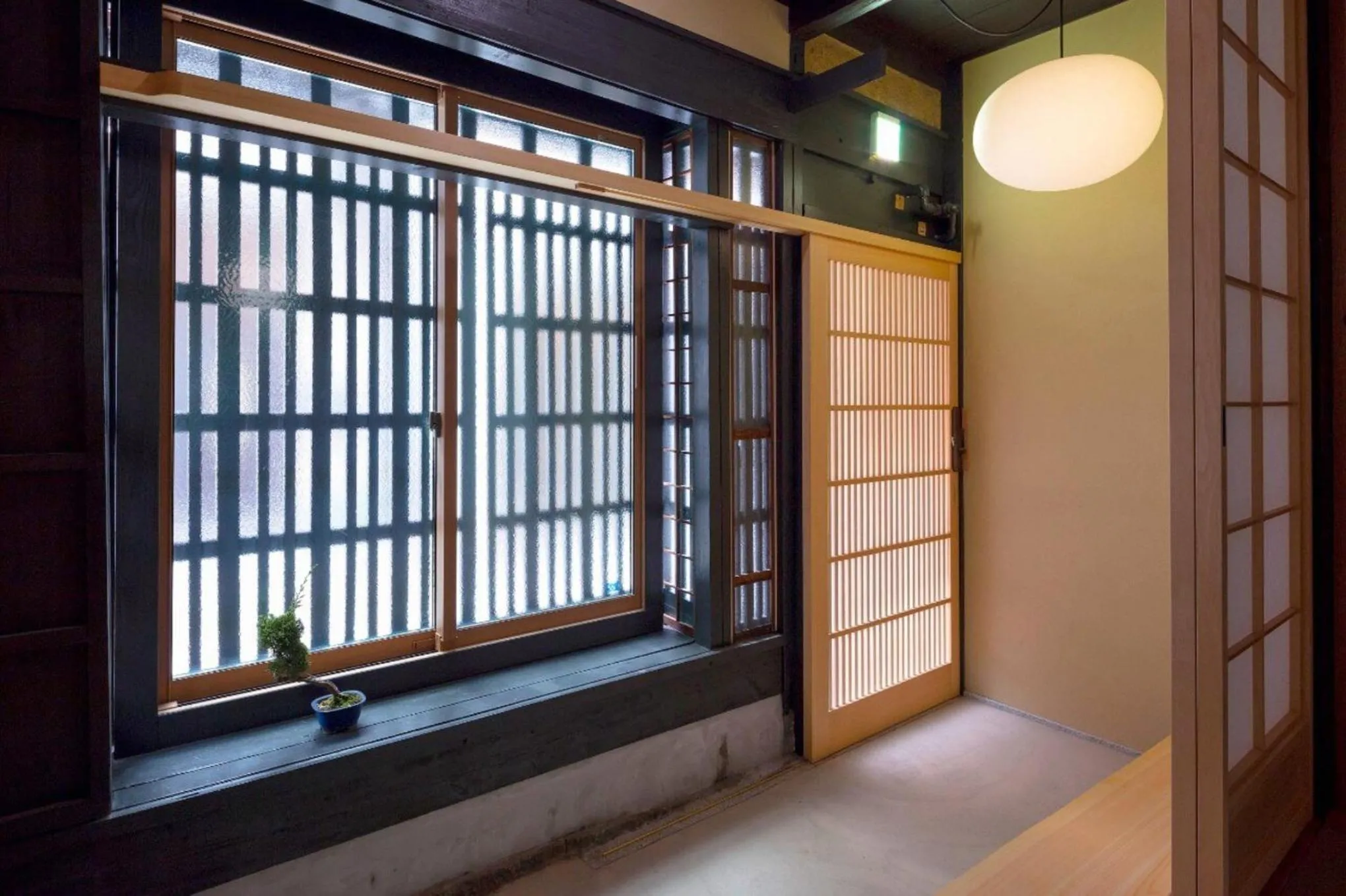 Facade/entrance in Kumashu an Machiya House