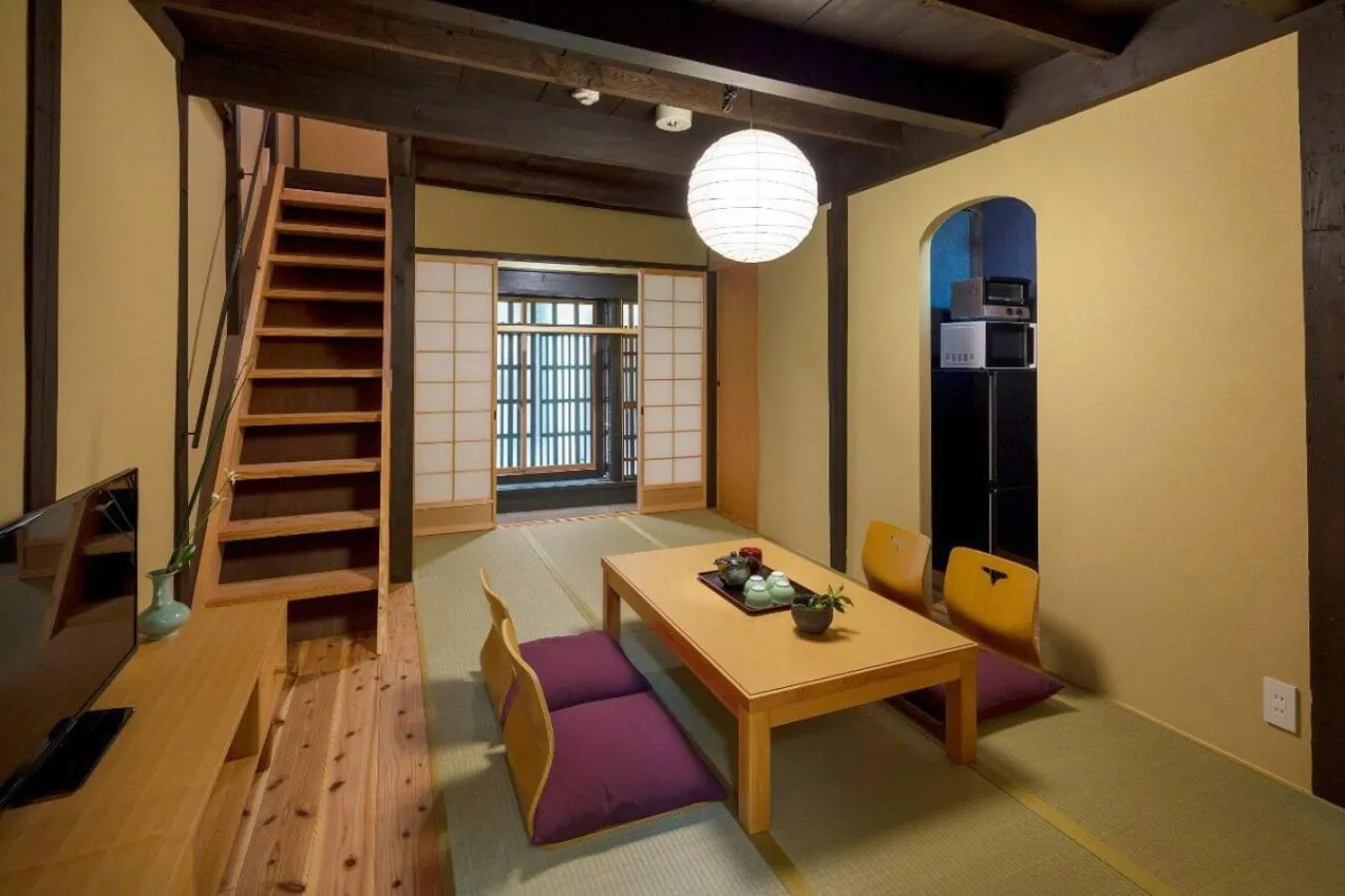 Living room in Kumashu an Machiya House