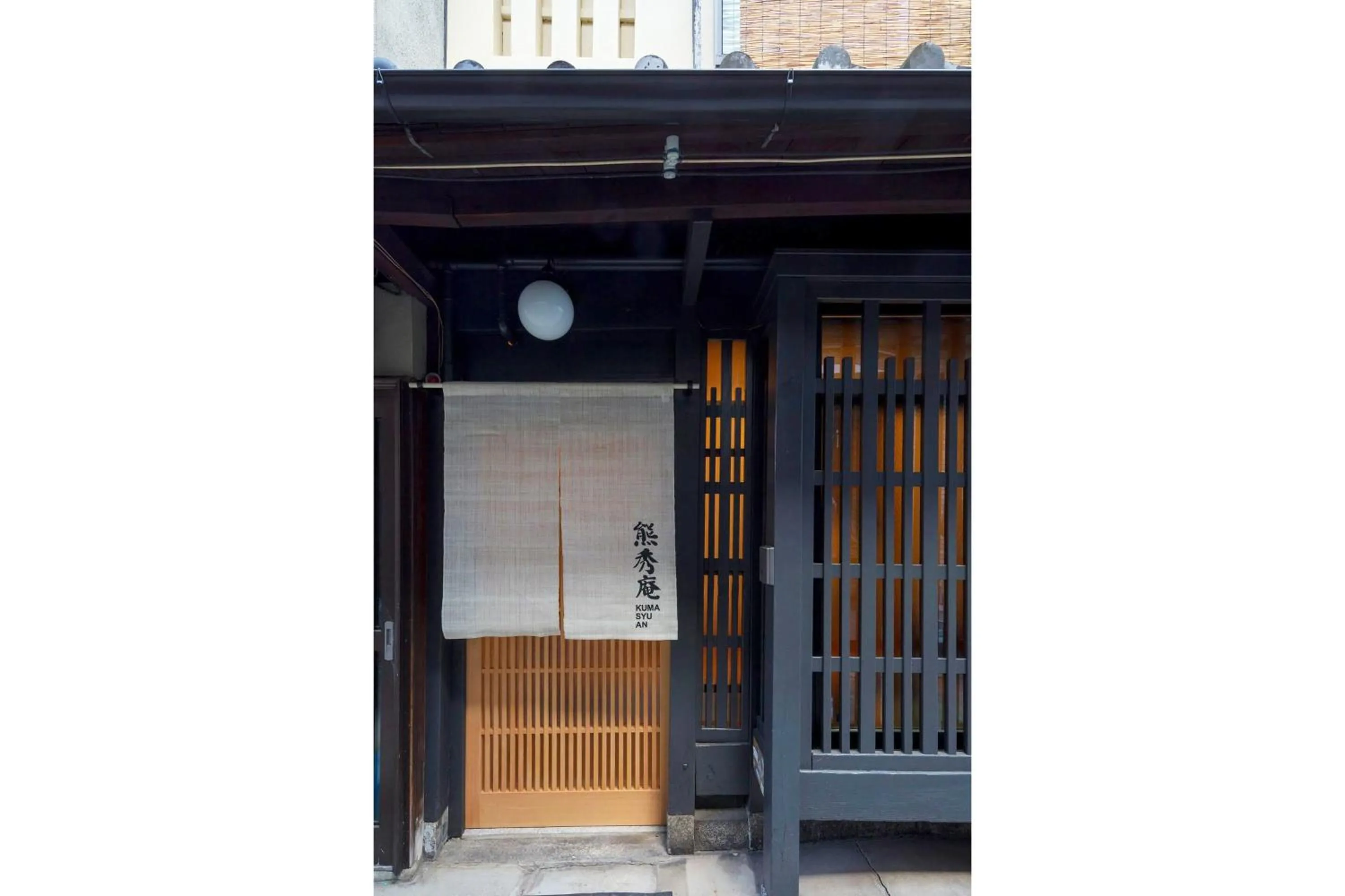Facade/entrance in Kumashu an Machiya House