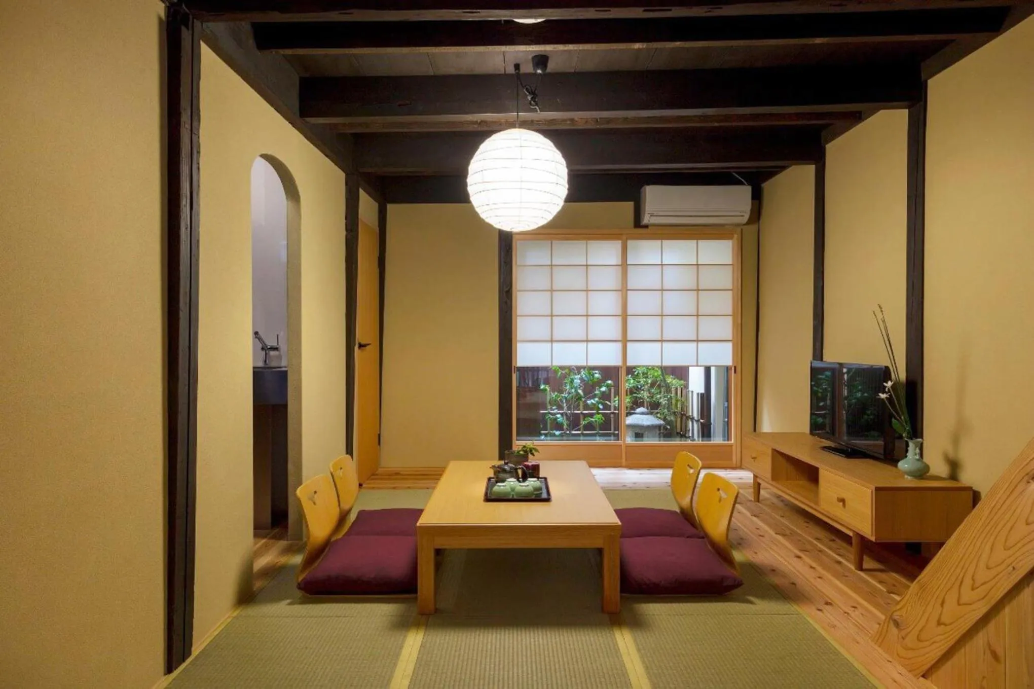 Living room in Kumashu an Machiya House