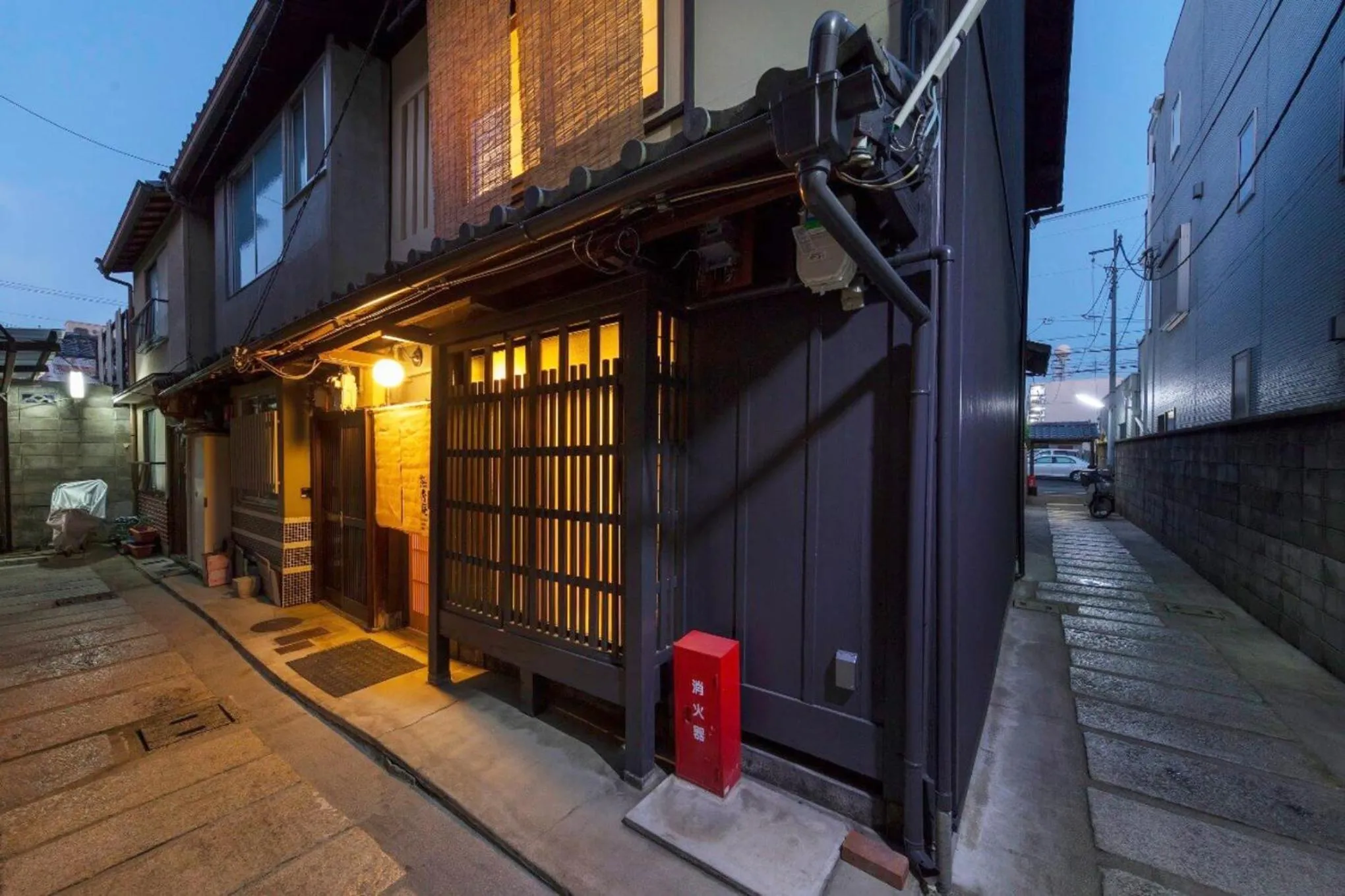Facade/entrance in Kumashu an Machiya House