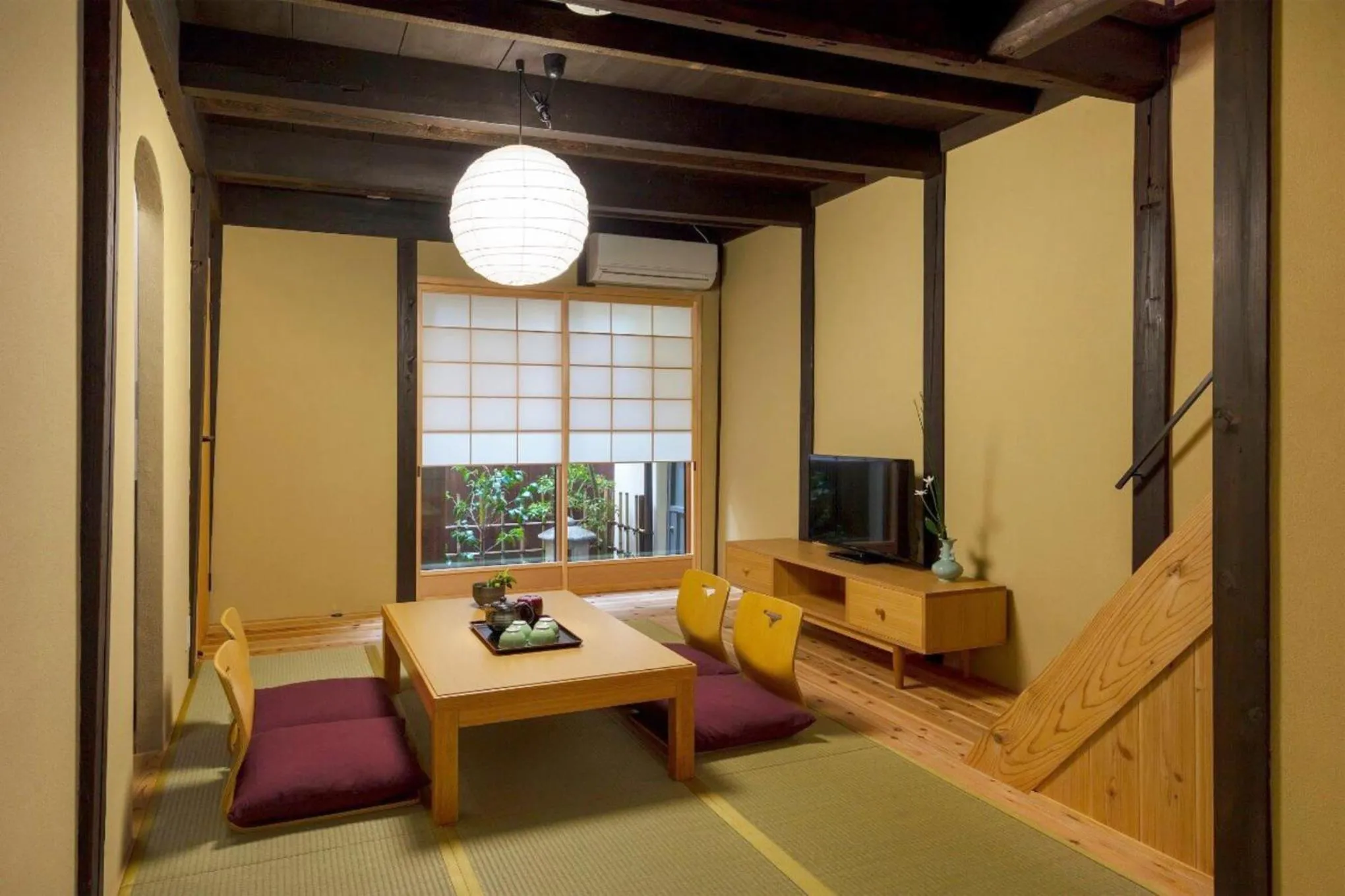 Living room in Kumashu an Machiya House