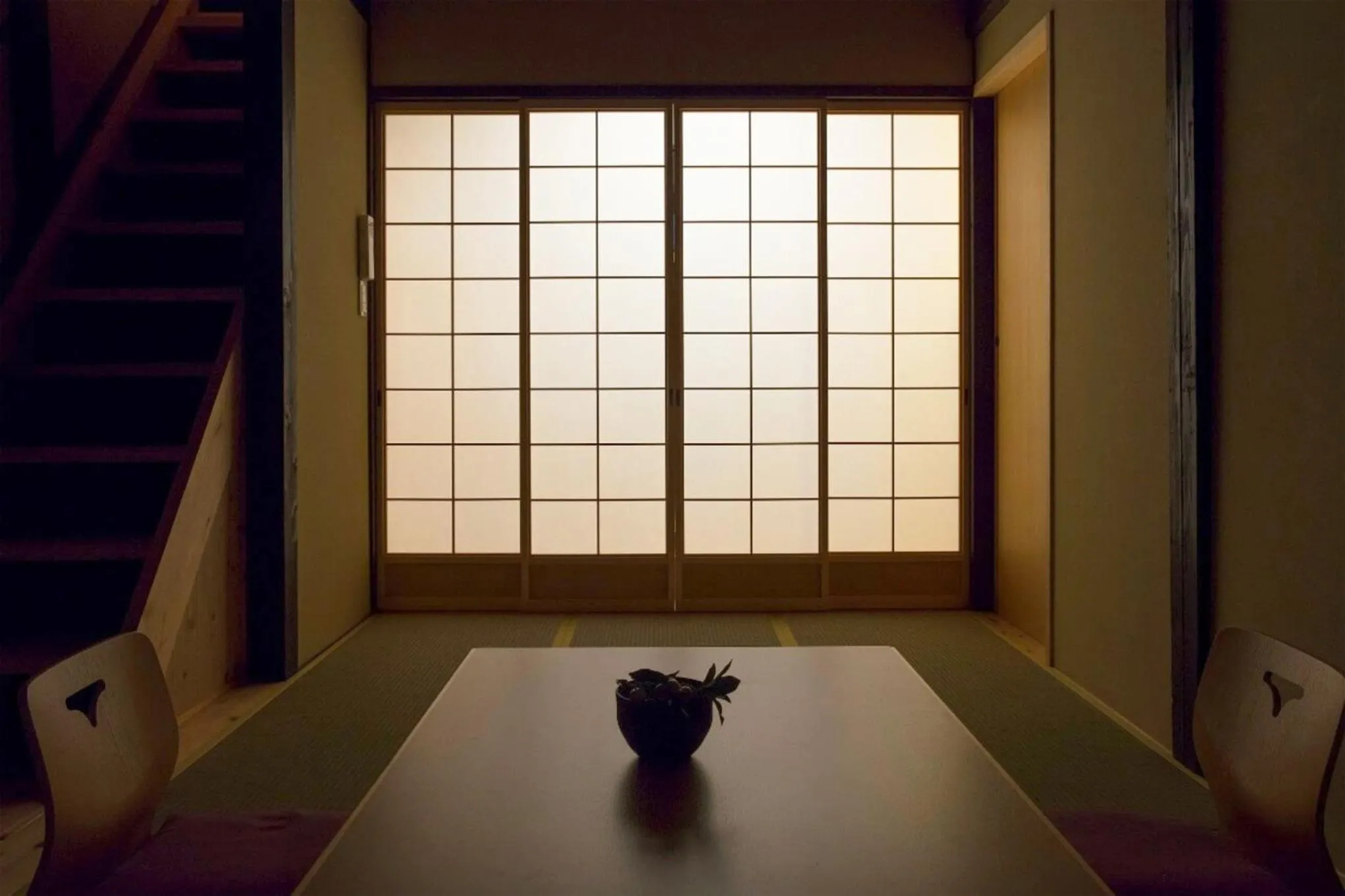 Living room in Kumashu an Machiya House