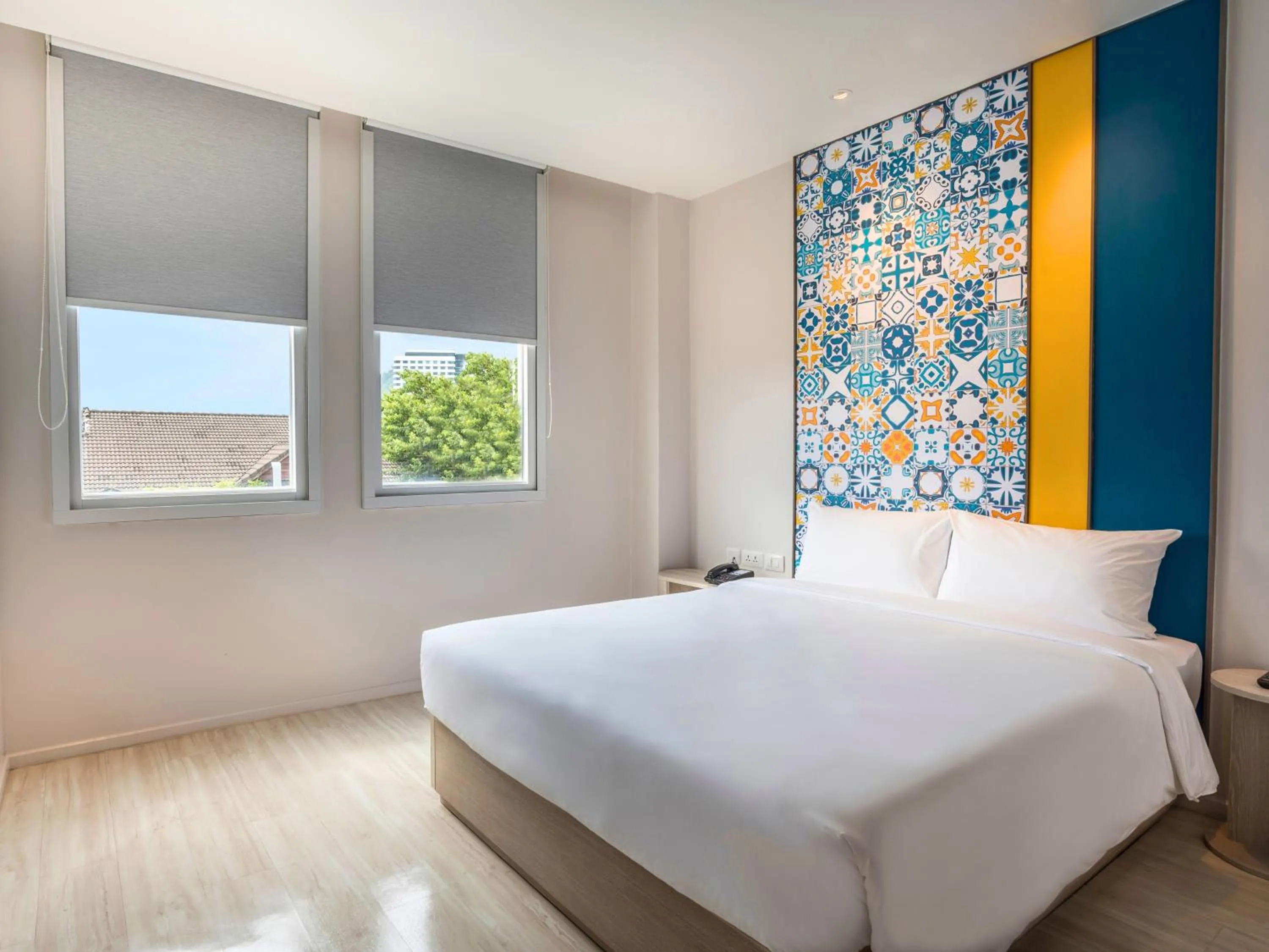 View (from property/room), Bed in Ibis Styles Phuket City