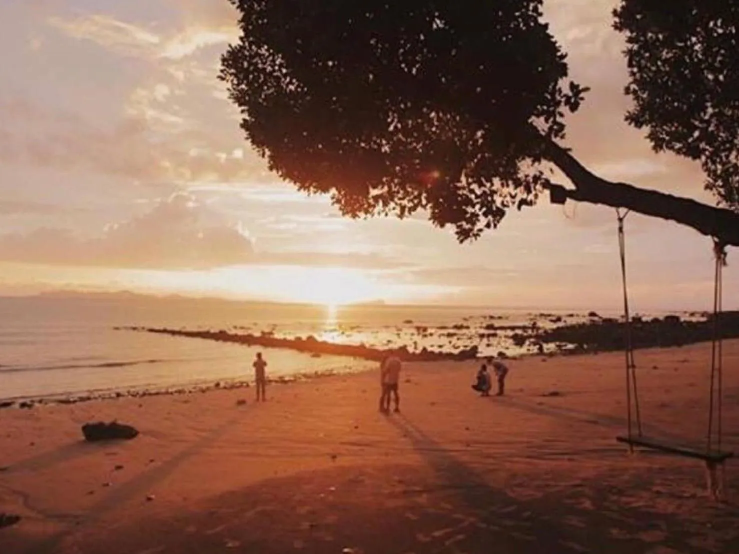 Sunset in Koh Jum Ocean Beach Resort