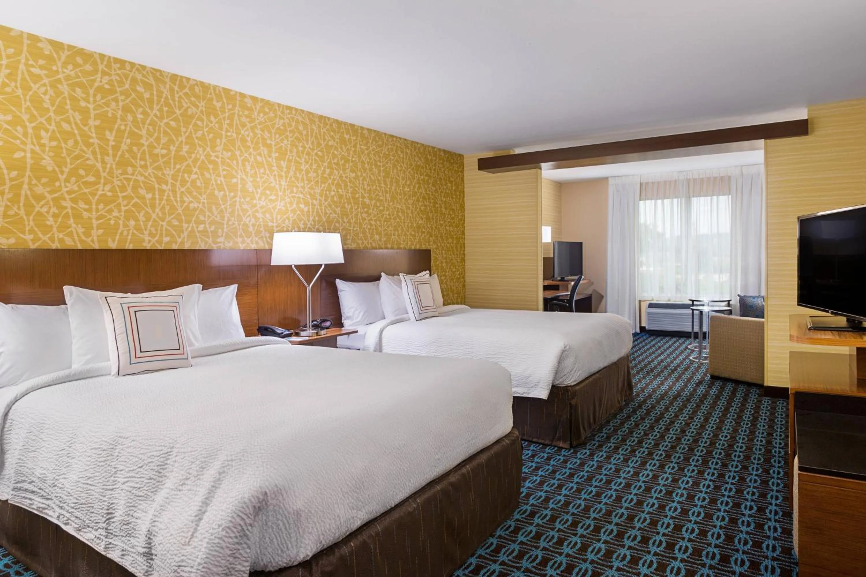 Bedroom, Bed in Fairfield Inn & Suites by Marriott Belle Vernon