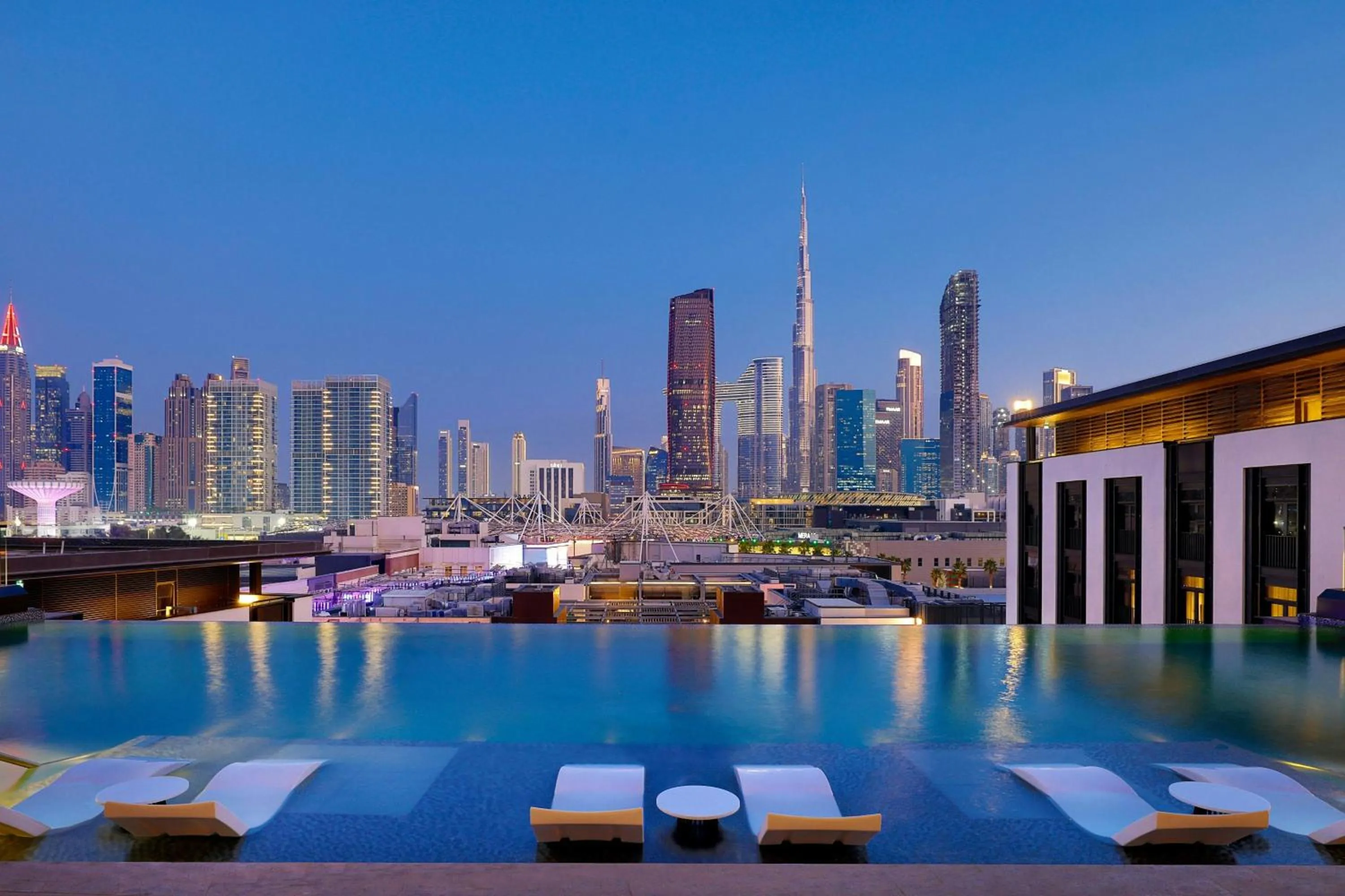 Lounge or bar in La Ville Hotel & Suites CITY WALK Dubai, Autograph Collection