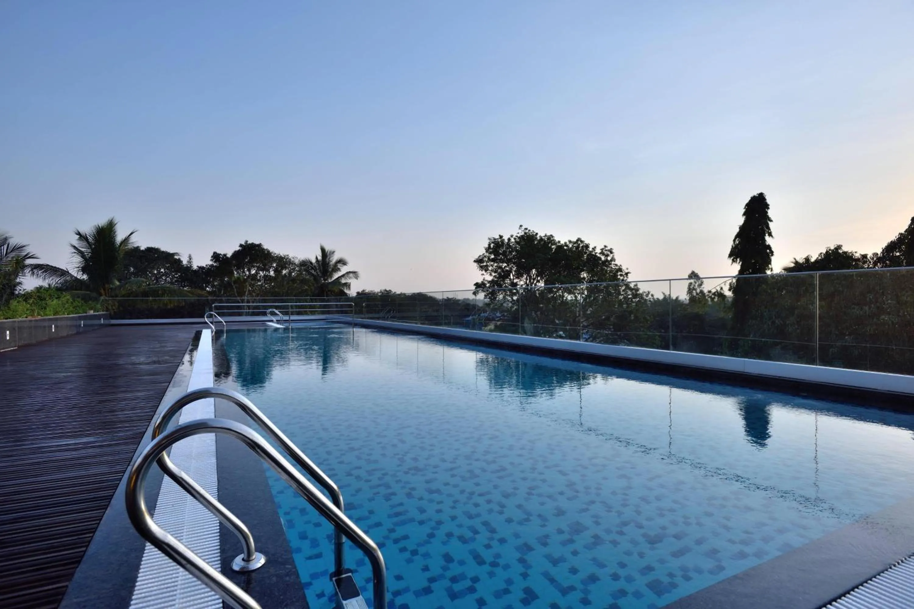 Swimming pool in Fairfield by Marriott Belagavi