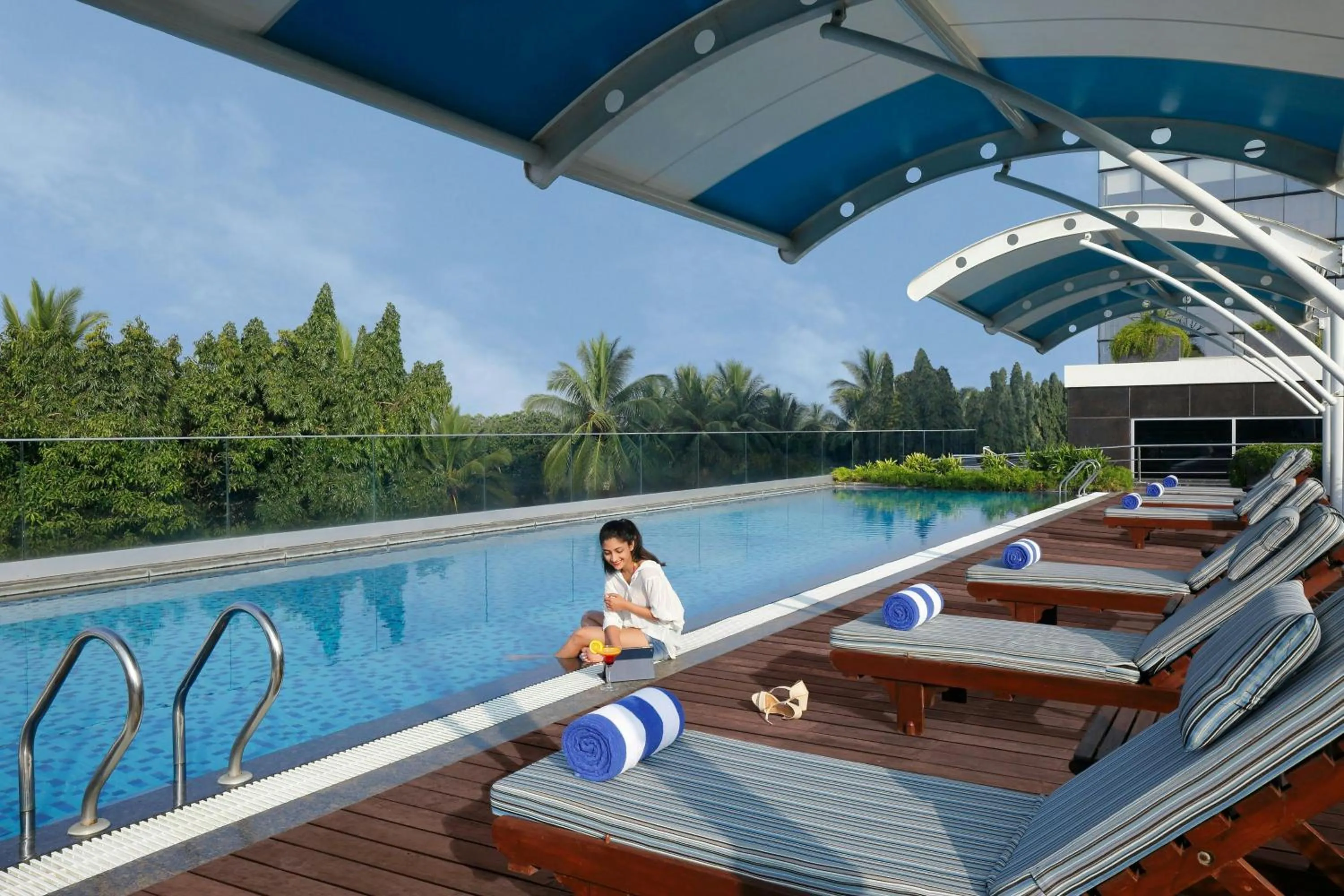 Swimming pool in Fairfield by Marriott Belagavi