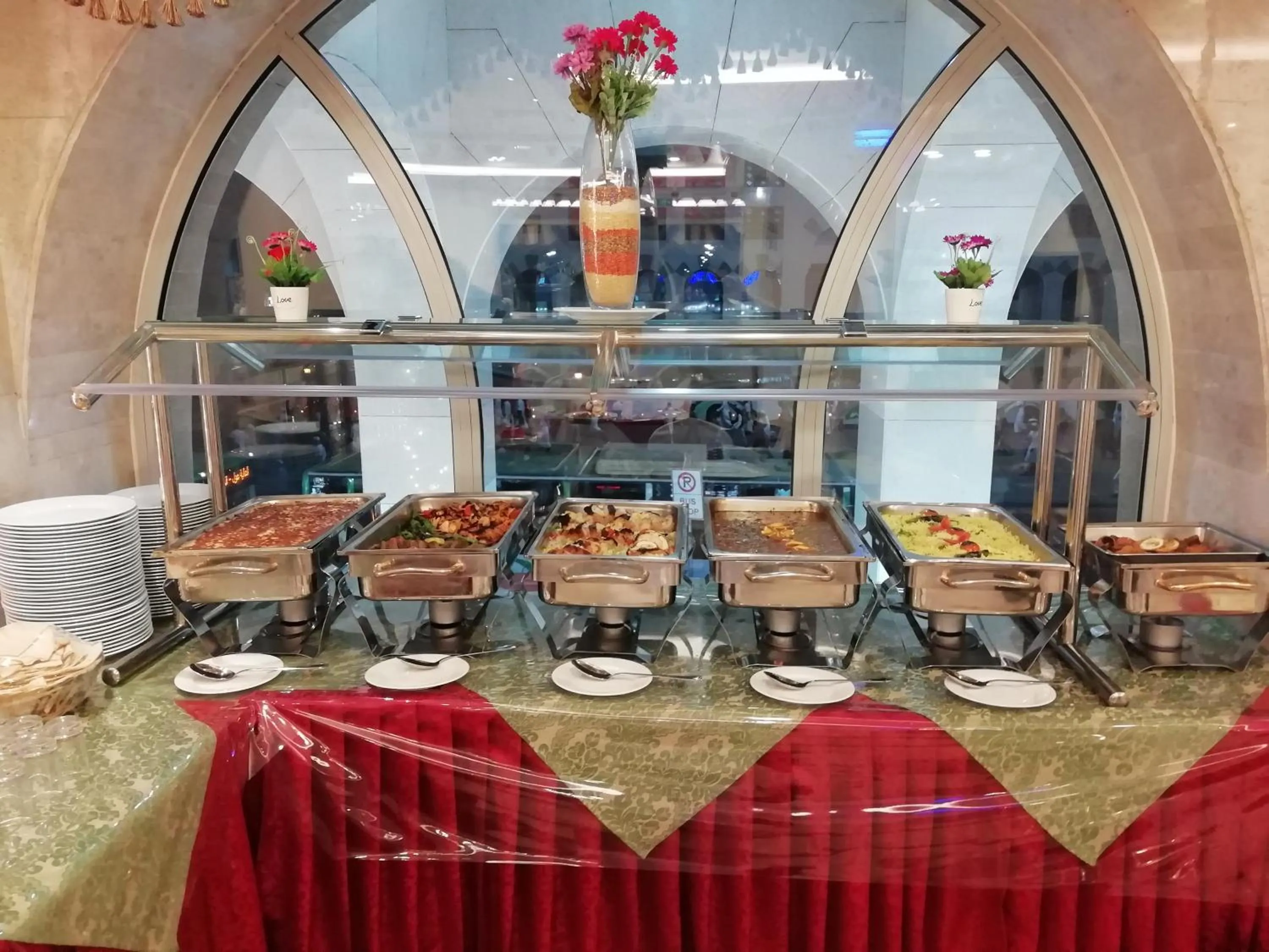 Buffet breakfast in Mirage Al Salam Hotel