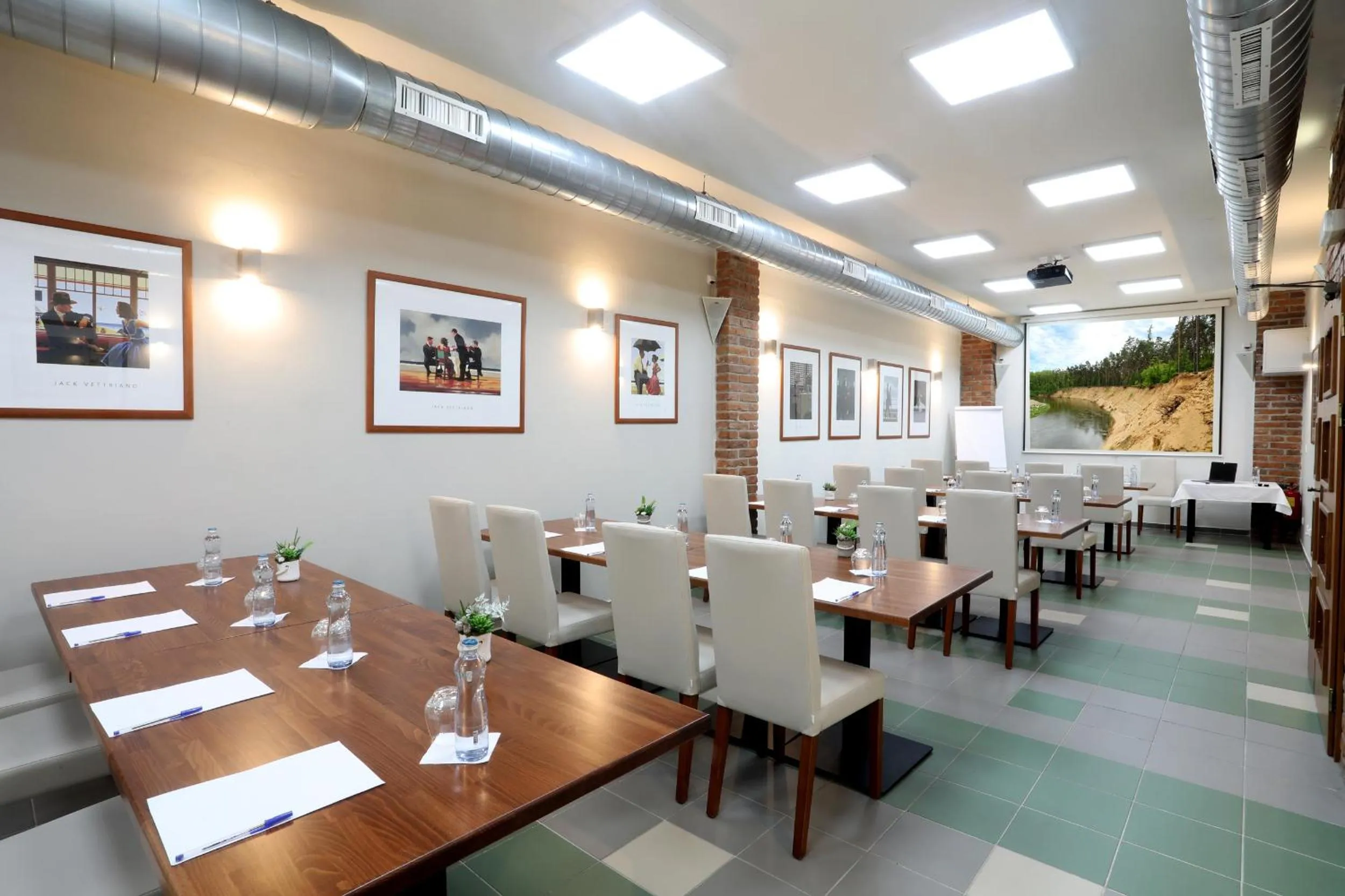 Seating area in Hotel Pod Věží