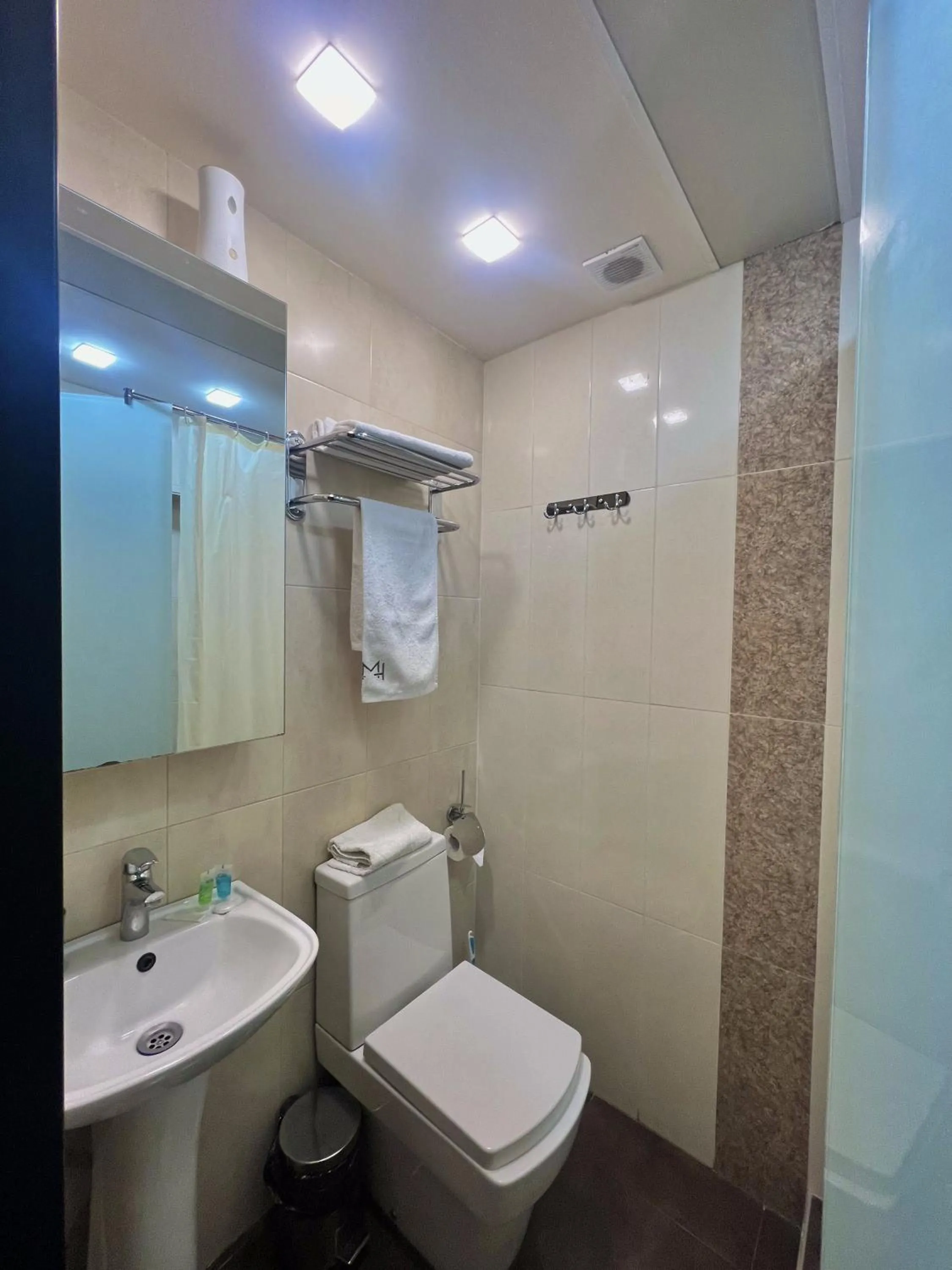 Shower in Mashtots Hotel