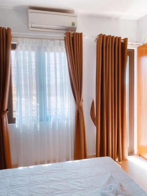 Bed in Poetic Hue Hotel & Spa