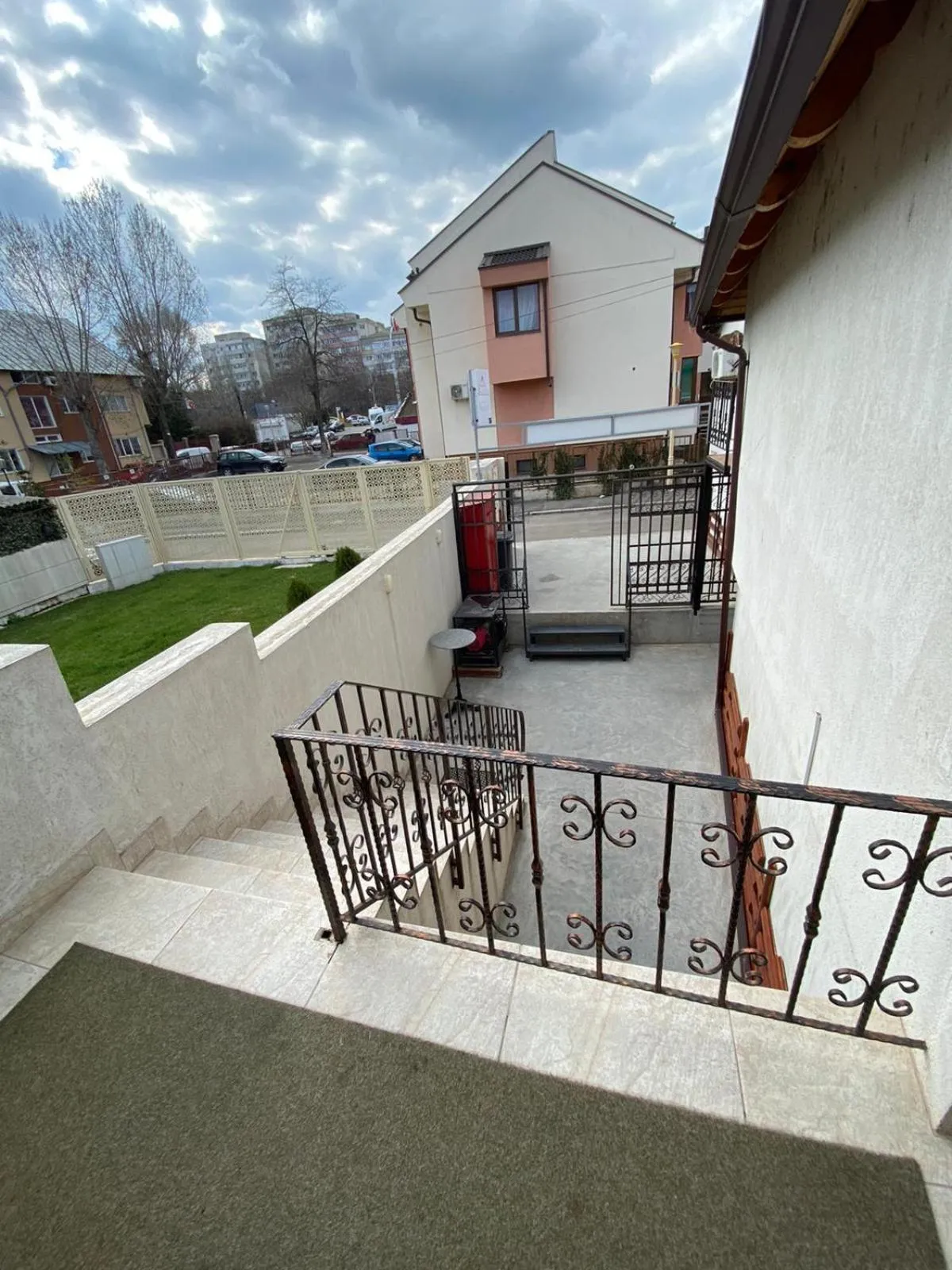 Inner courtyard view in Hanu Satului