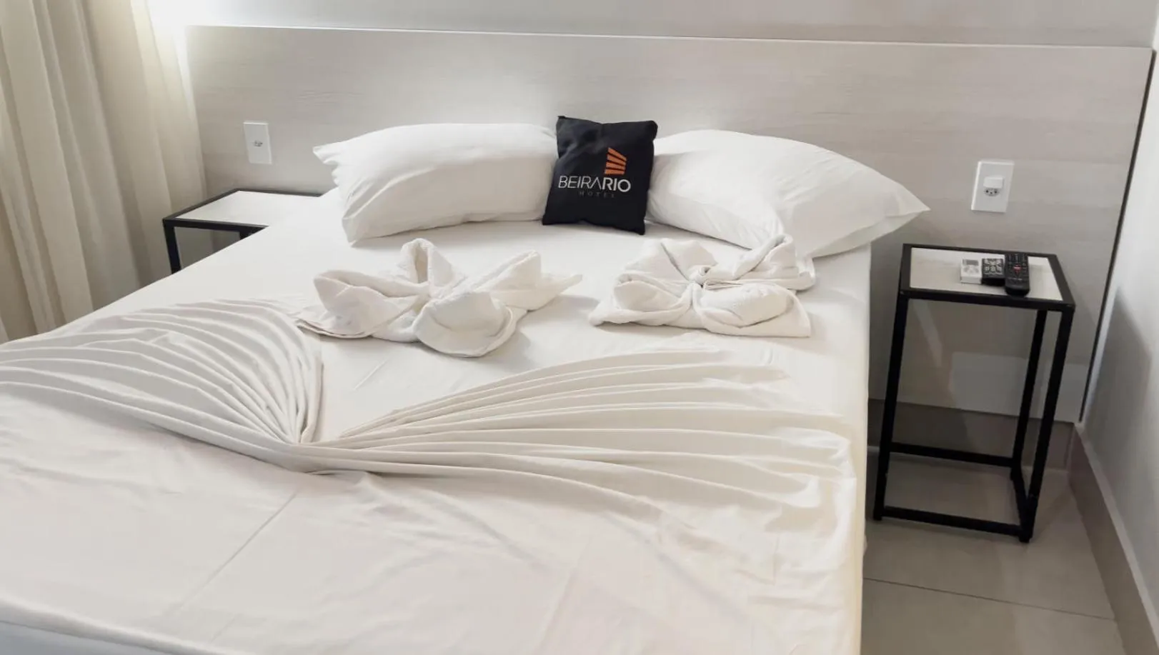 Bed in Hotel Beira Rio