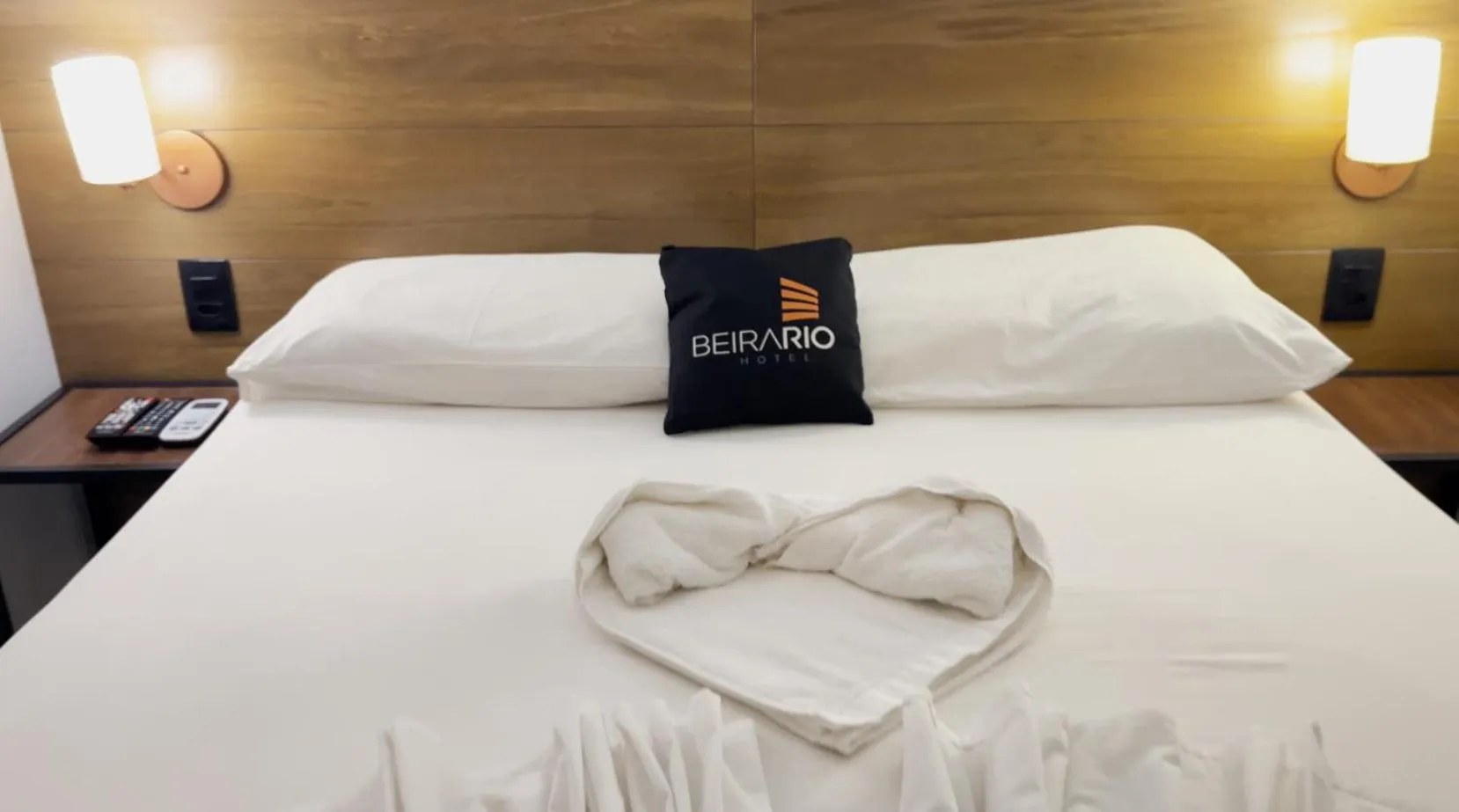 Bed in Hotel Beira Rio