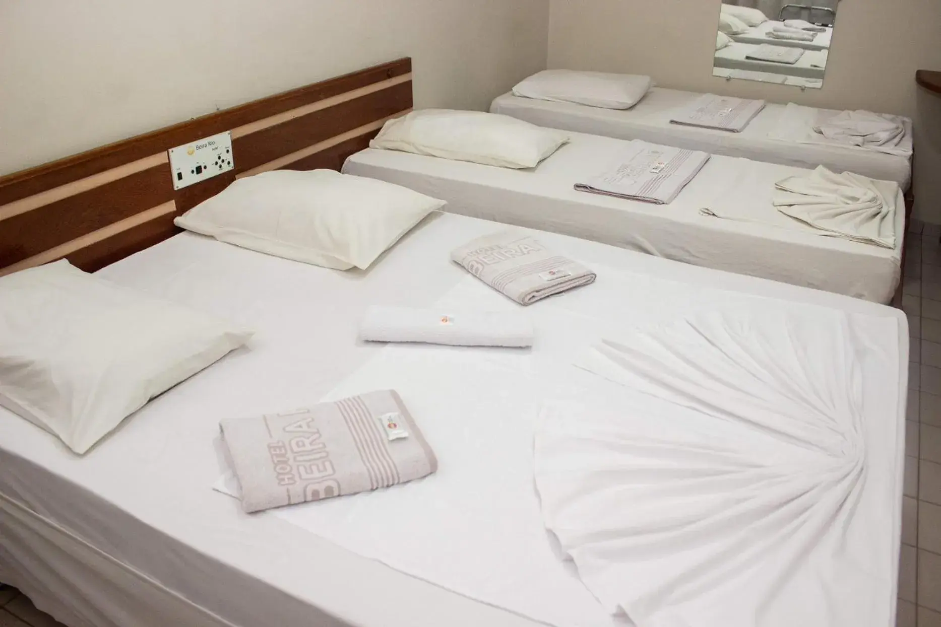 Bed in Hotel Beira Rio Bed in Hotel Beira Rio