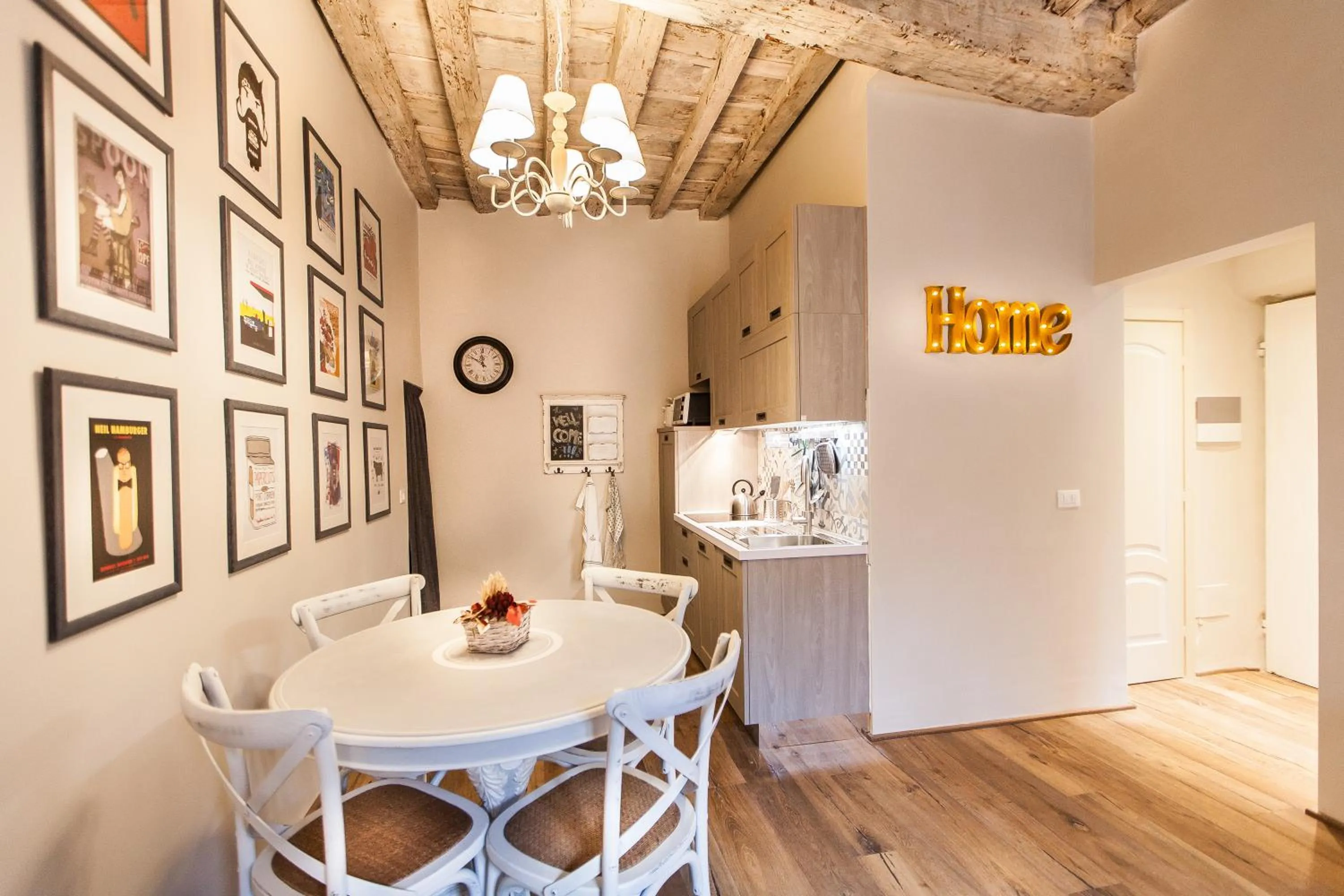 Kitchen or kitchenette in Boheme Apartment by Mamo Florence