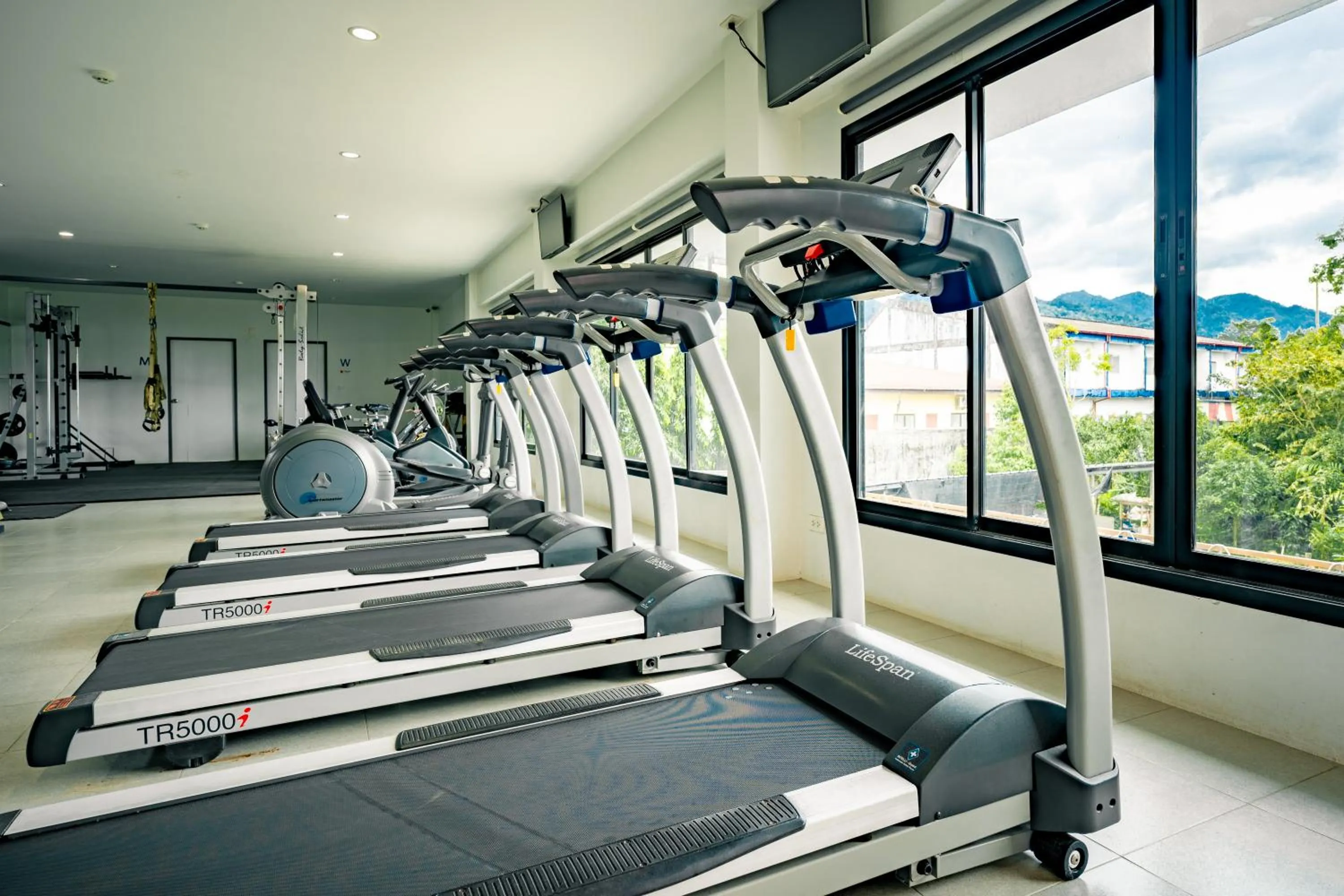 Fitness centre/facilities in The Galla Hotel
