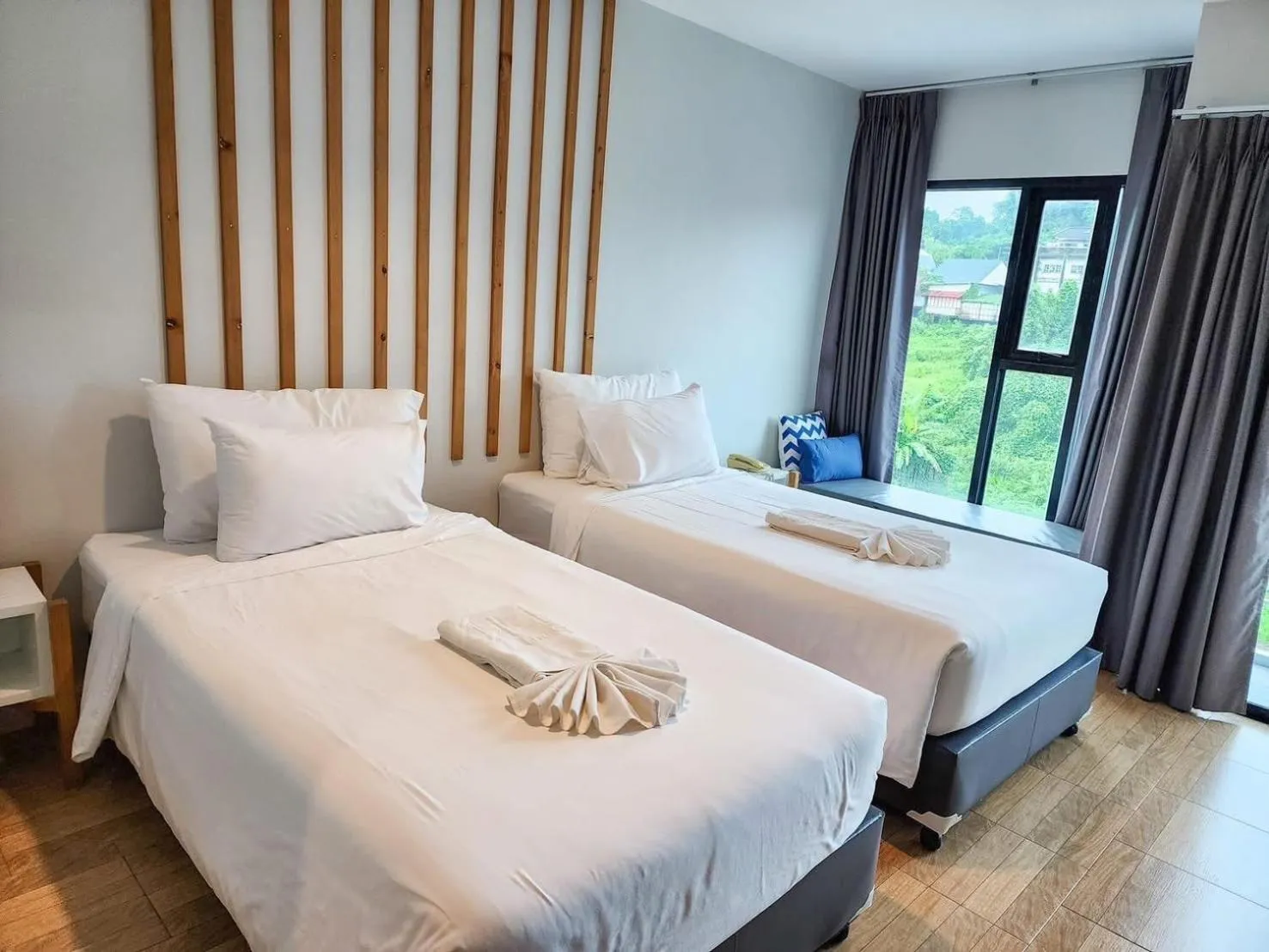 Bed in The Galla Hotel