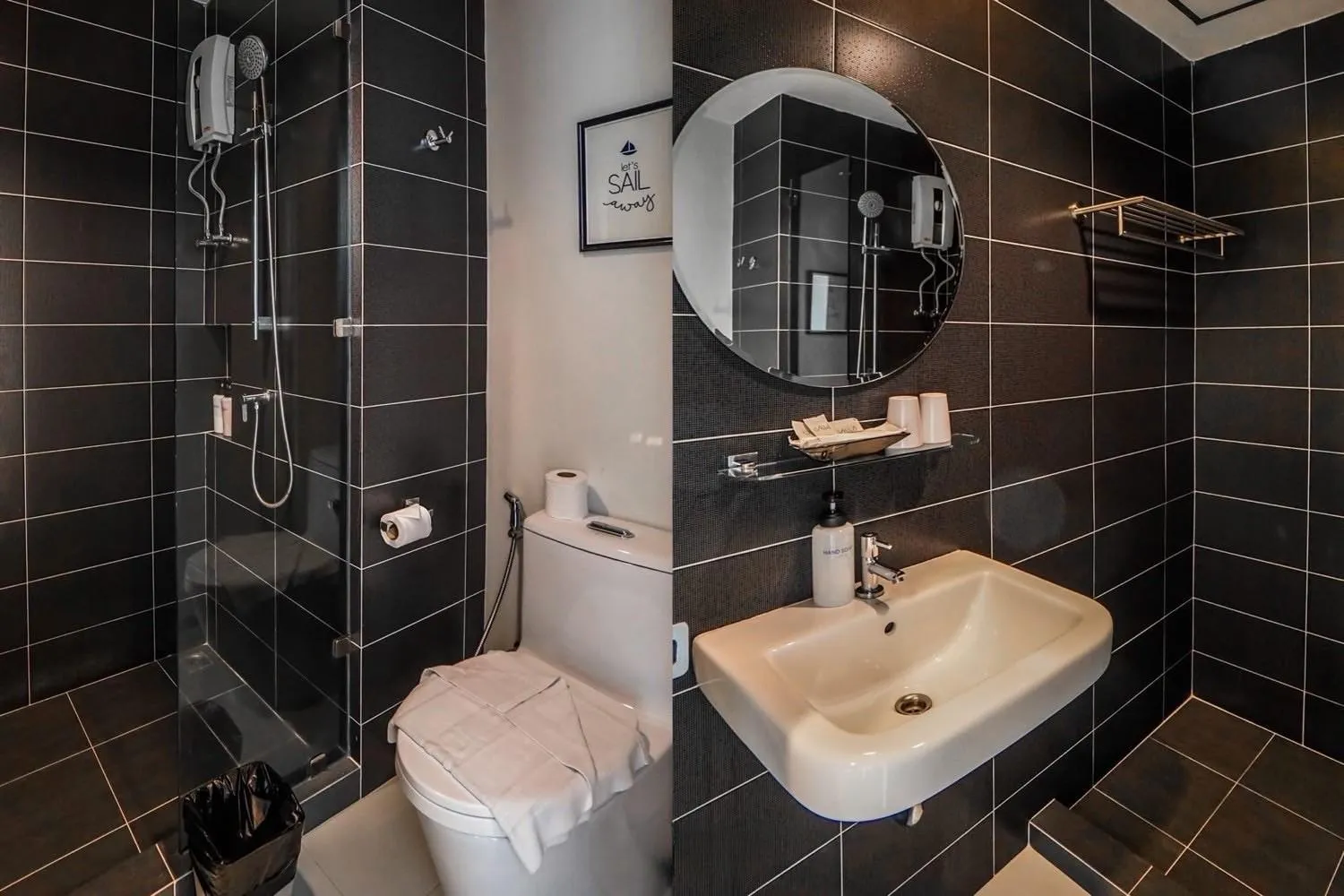 Bathroom in The Galla Hotel