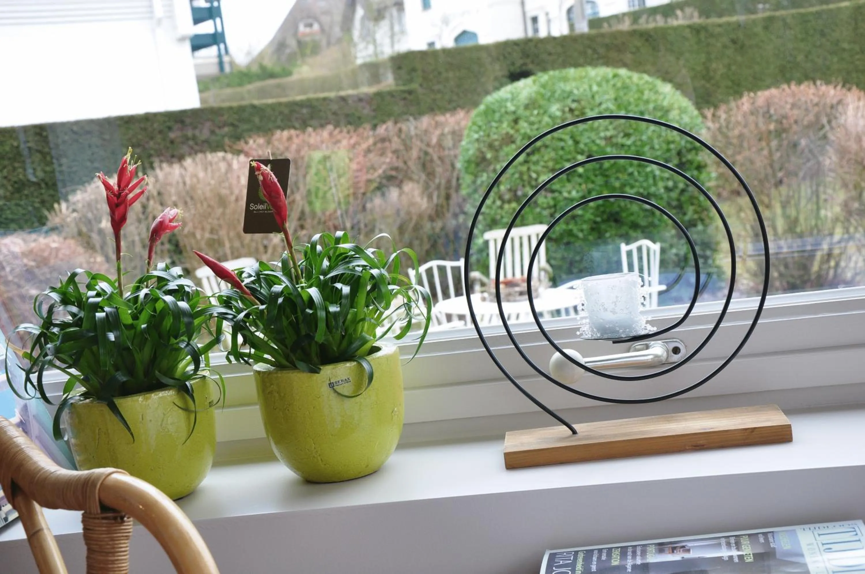 Decorative detail in Hotel Bilderdijk