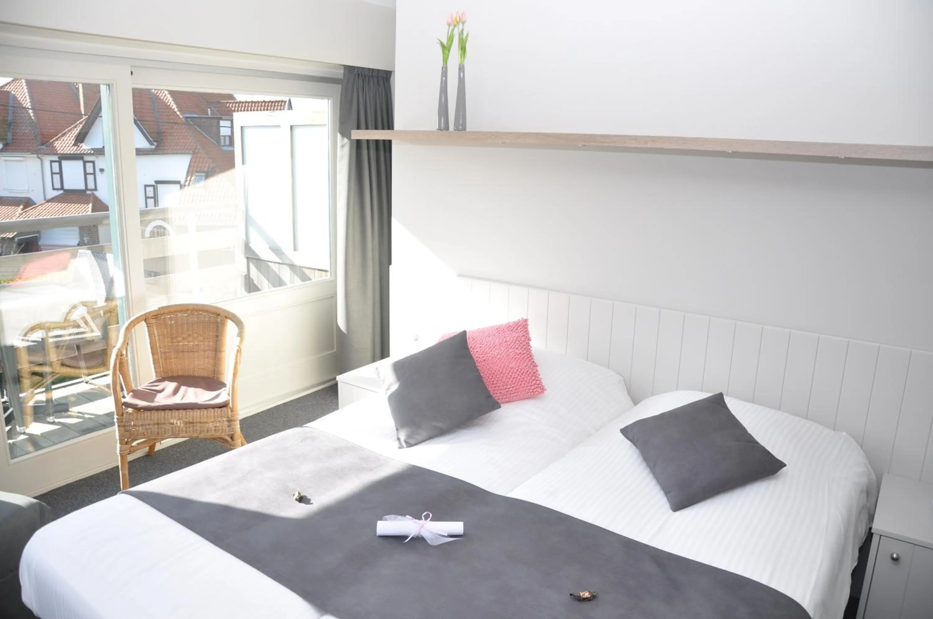 Bed in Hotel Bilderdijk