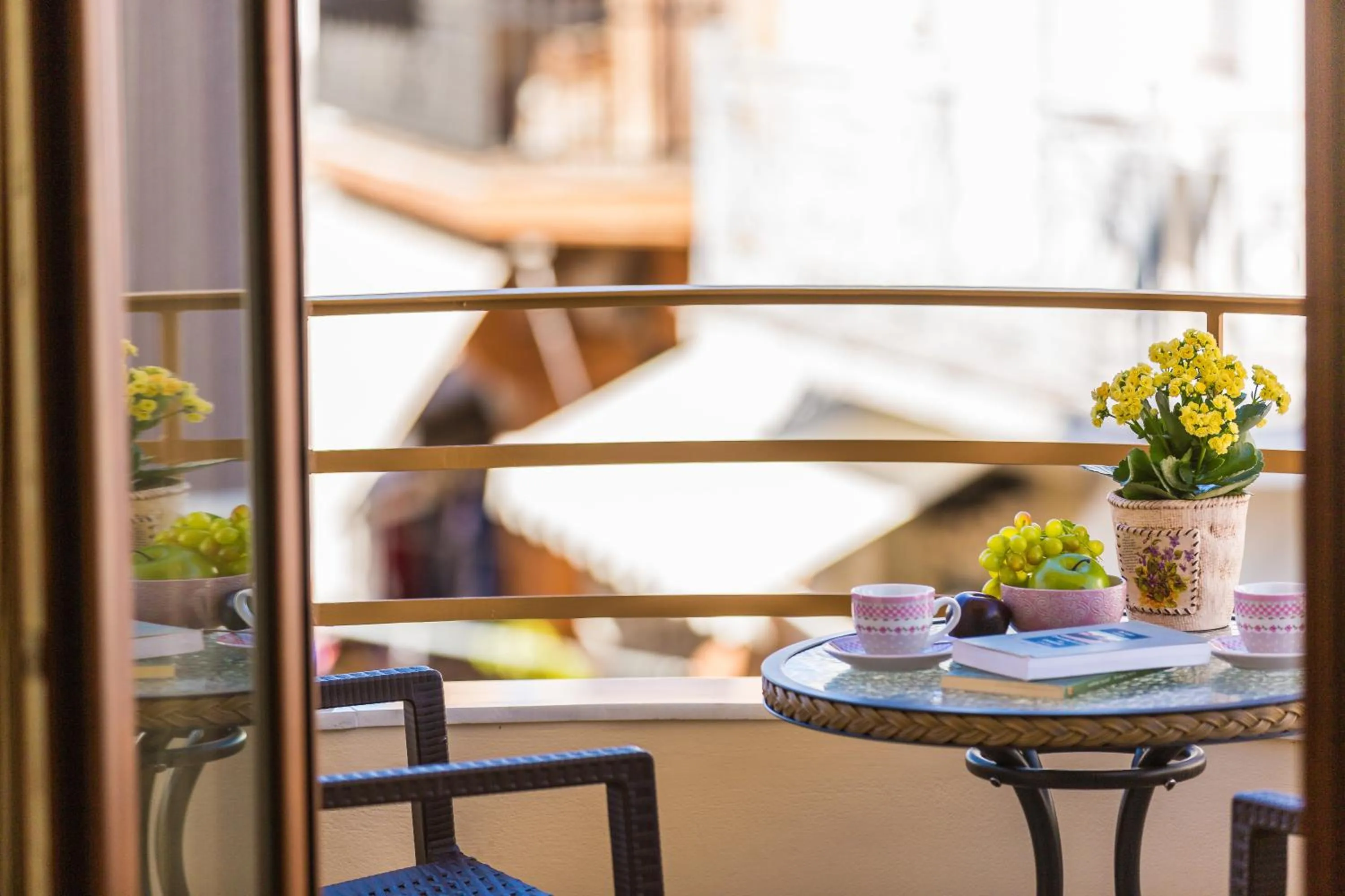 Balcony/Terrace in Polyxenia Suites