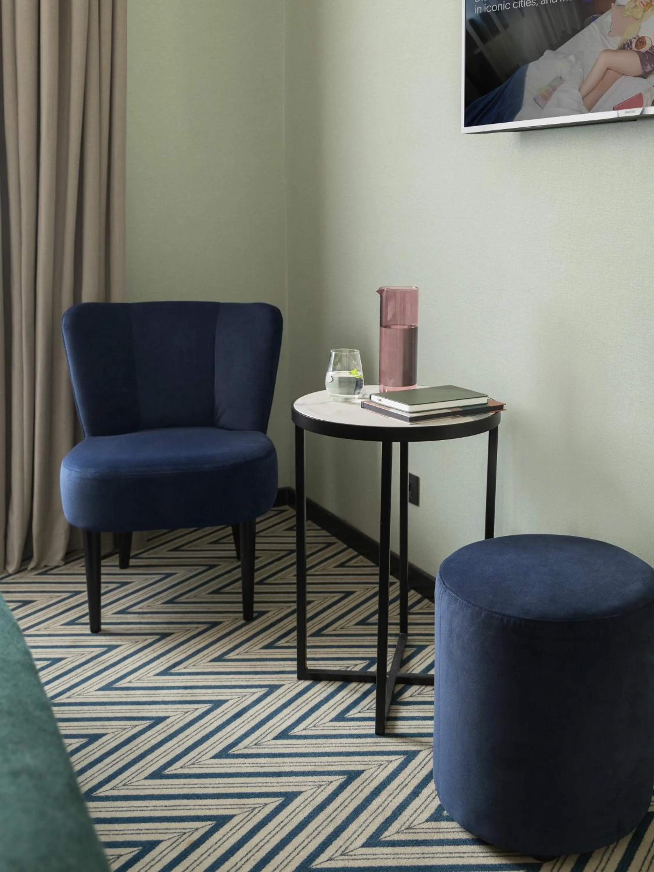 Living room in Numa Brussels Royal Galleries