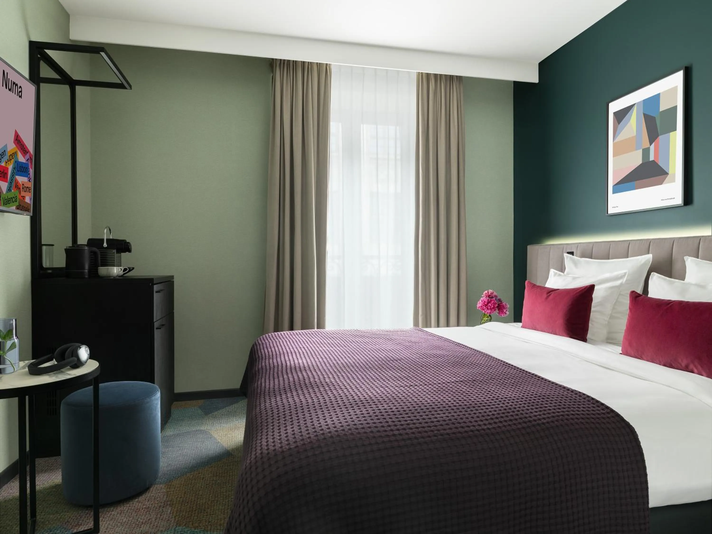 Bed in Numa Brussels Royal Galleries