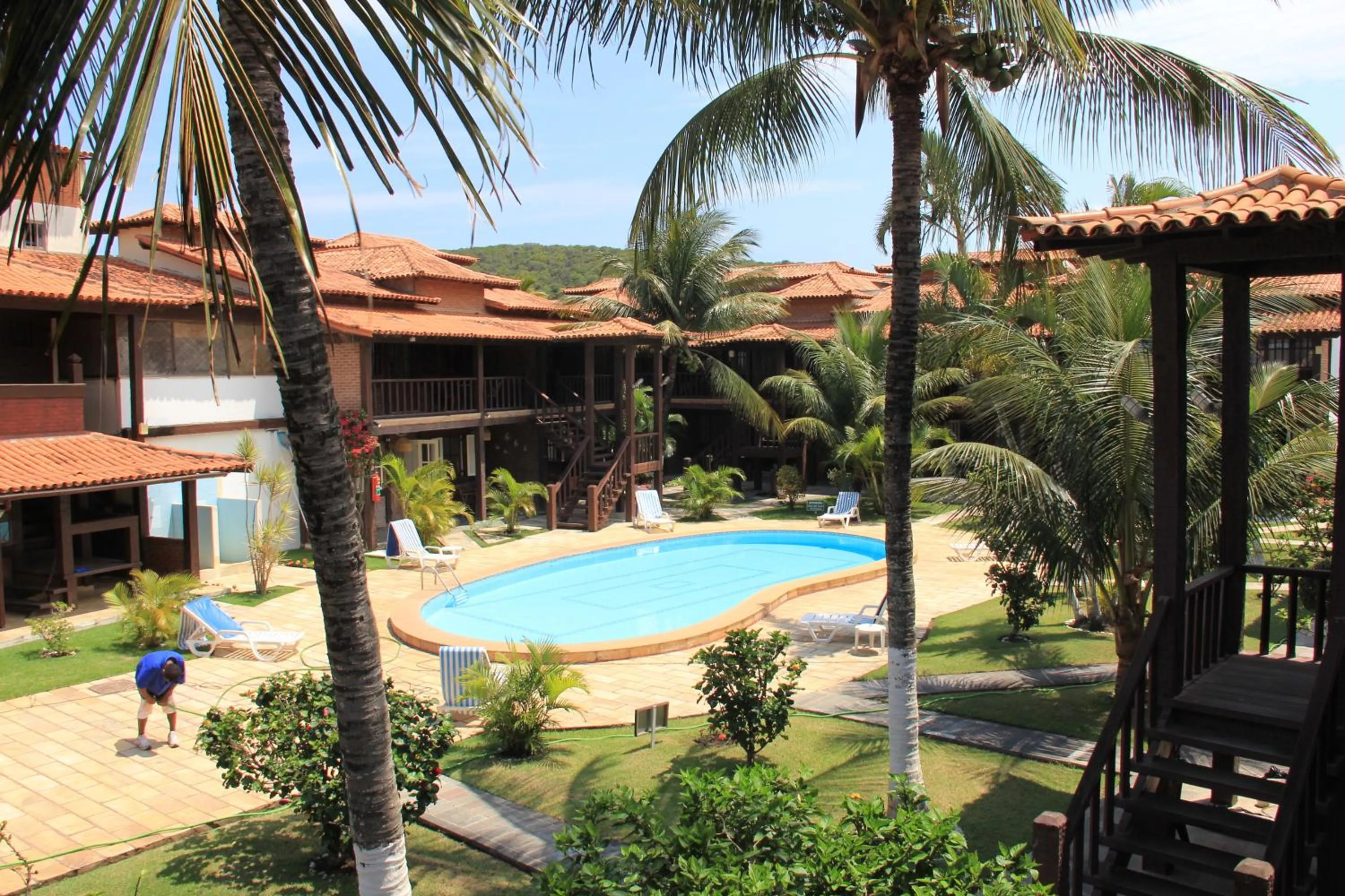 Bird's eye view in Apart Hotel Pet Friendly em Búzios