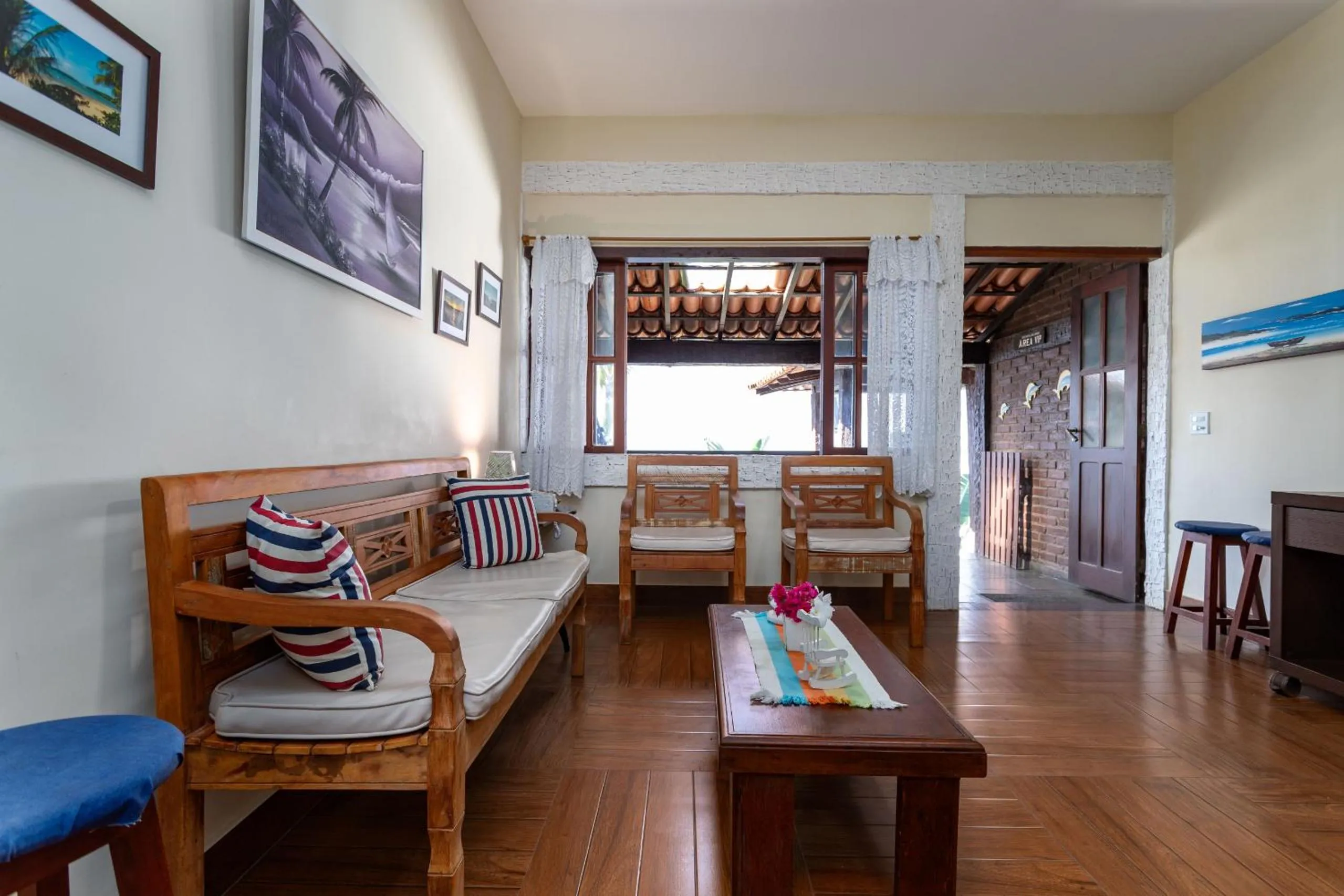 Communal lounge/ TV room in Apart Hotel Pet Friendly em Búzios