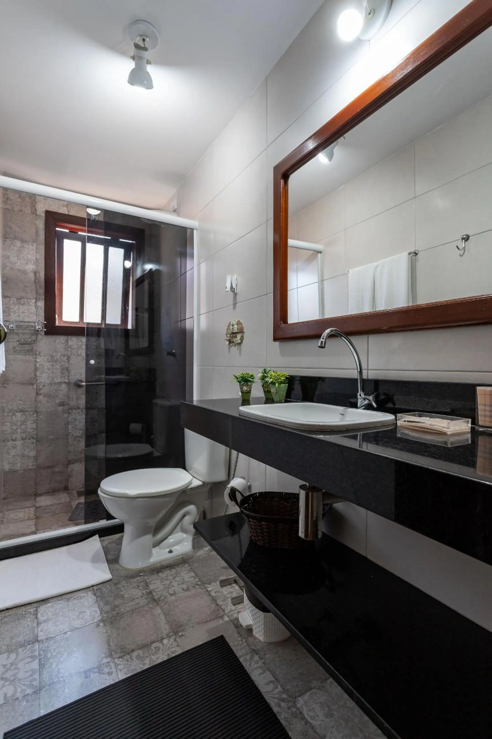 Bathroom in Apart Hotel Pet Friendly em Búzios
