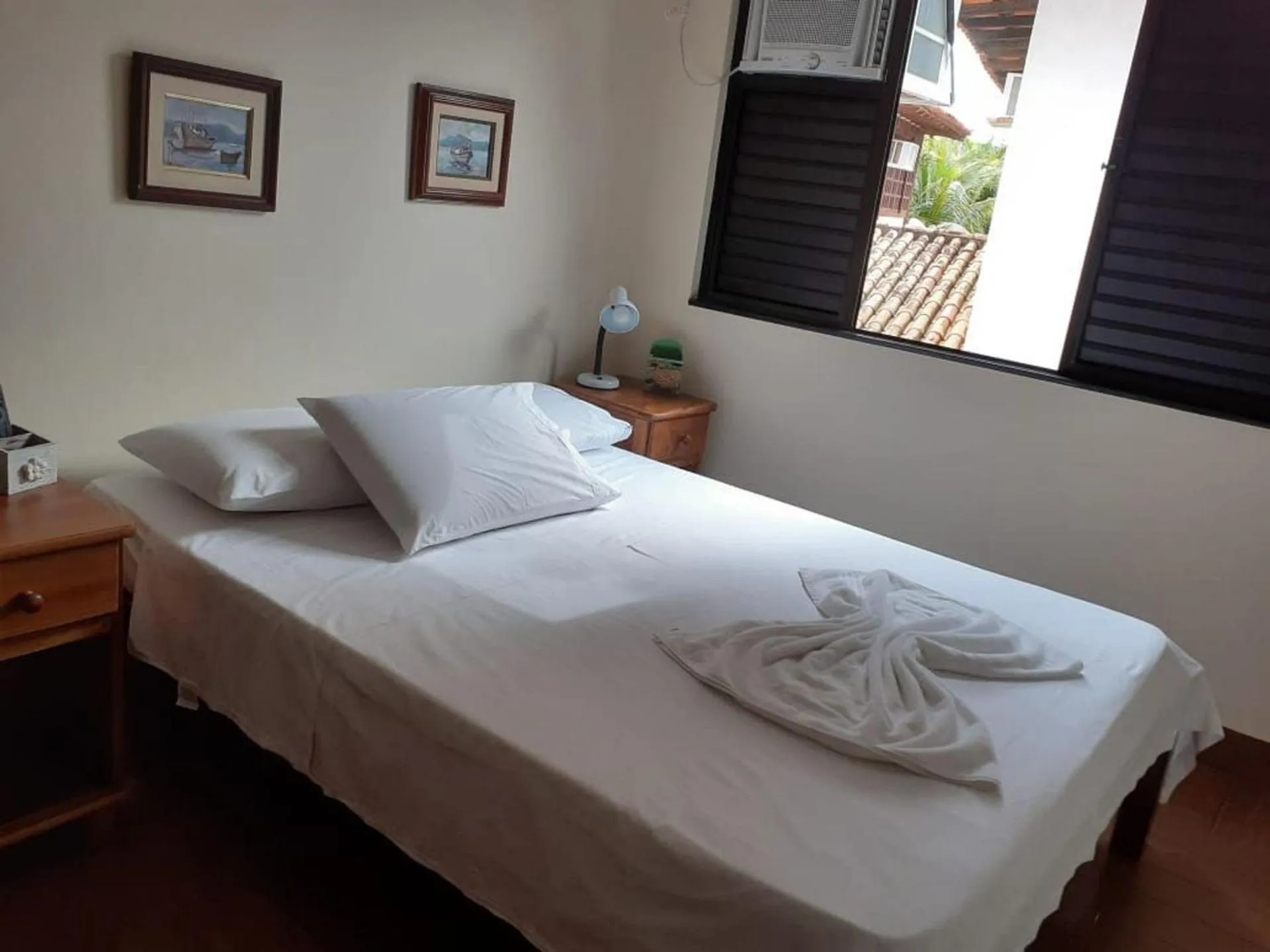 Bedroom, Bed in Apart Hotel Pet Friendly em Búzios