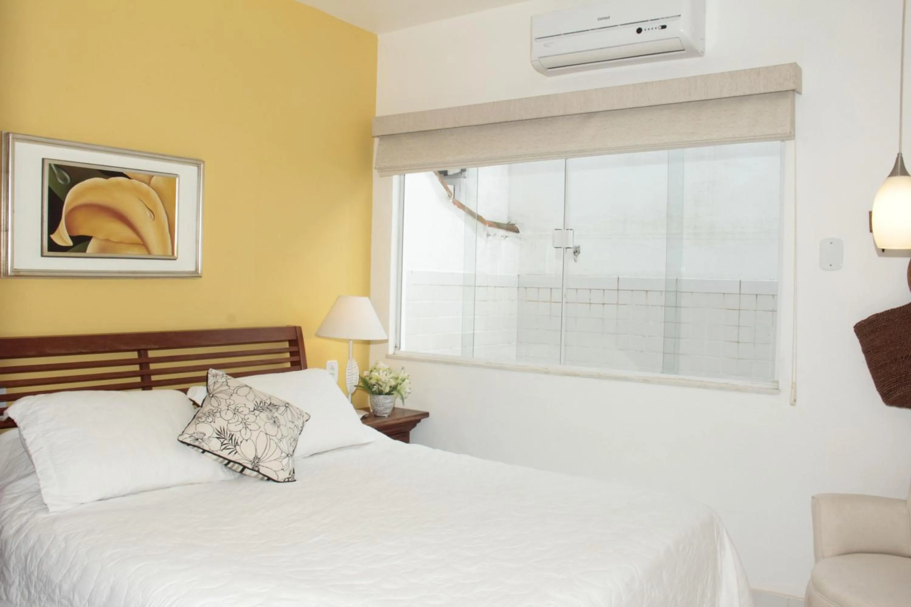 Bedroom, Bed in Apart Hotel Pet Friendly em Búzios