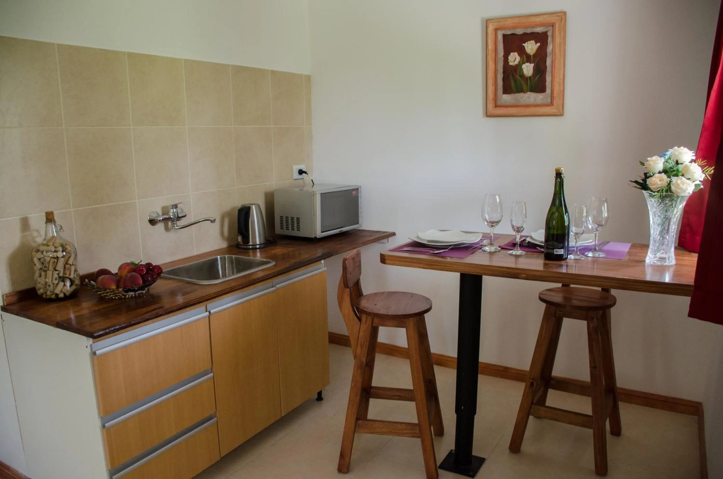 Kitchen or kitchenette in Finca Fisterra