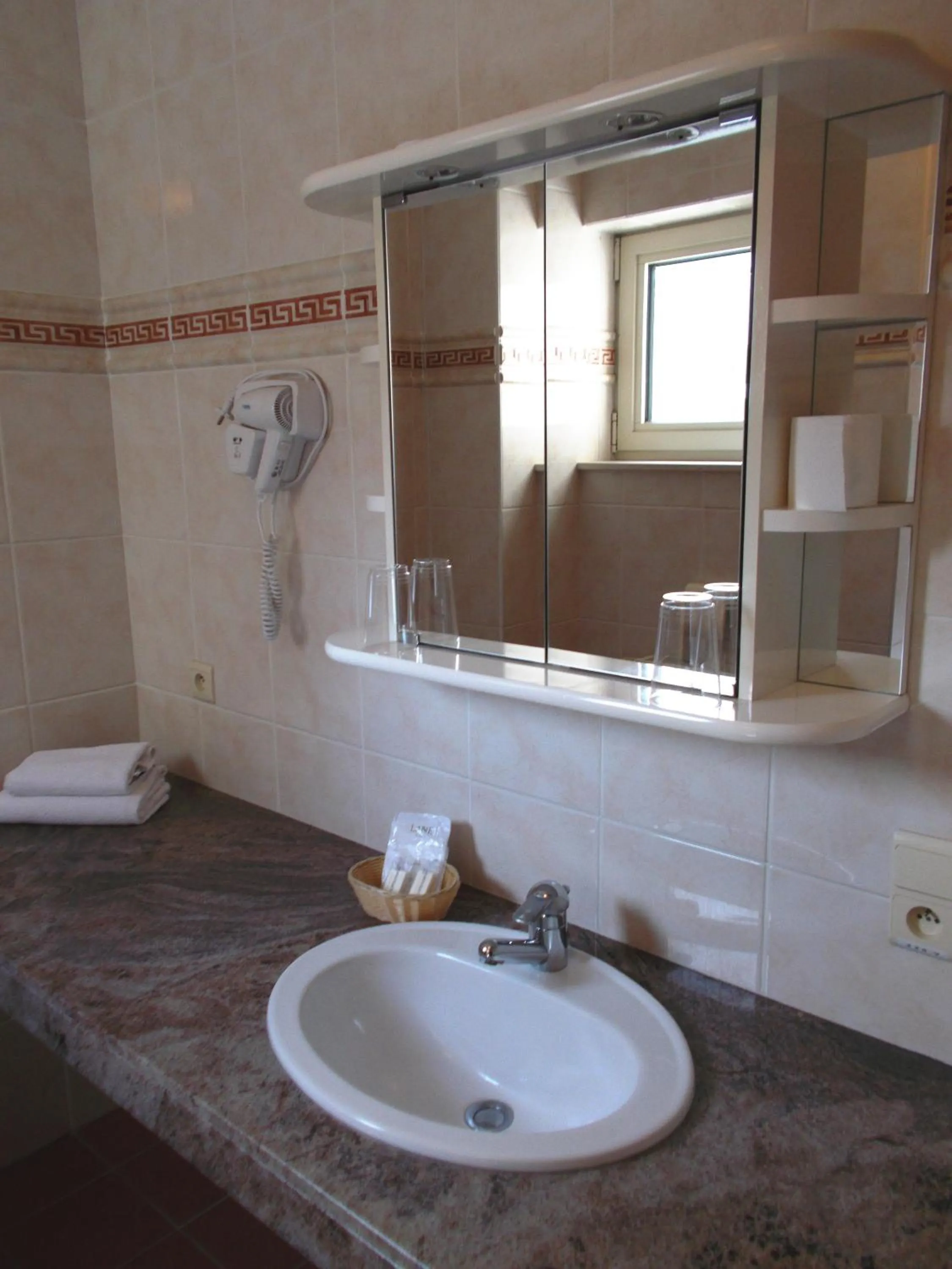 Bathroom in Hotel Manitoba