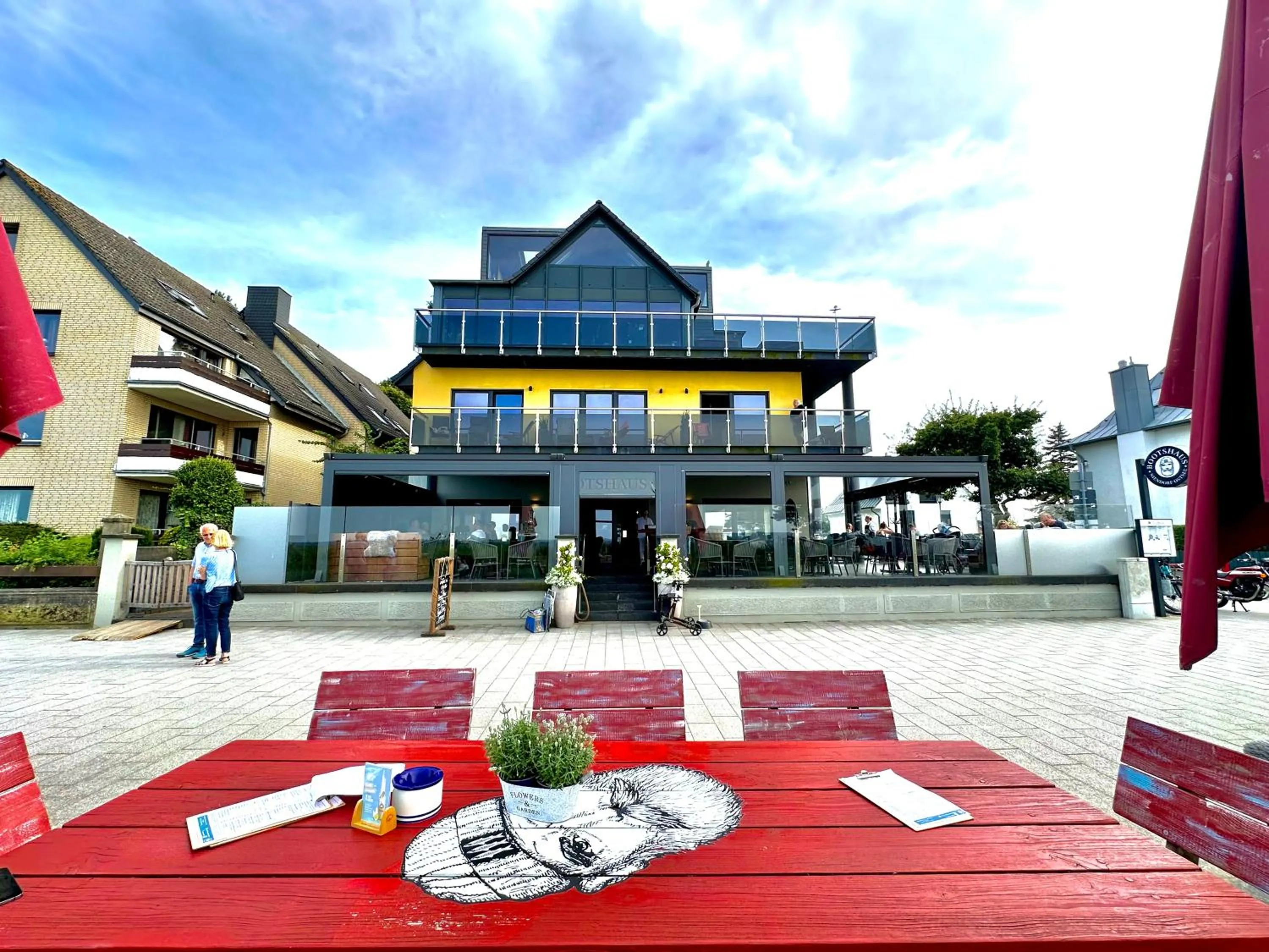 Property building in Seaside-Strandhotel