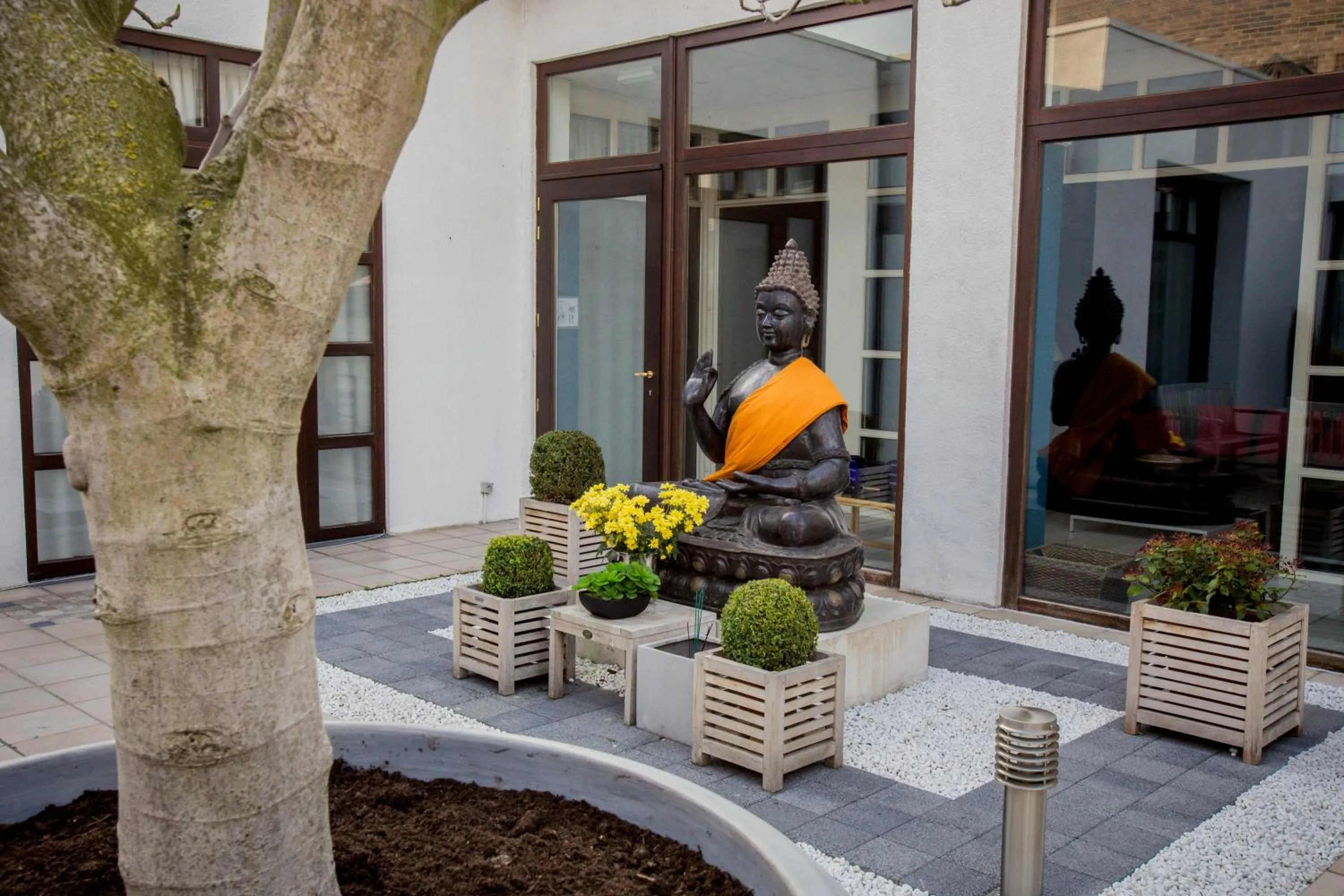 Garden in Hotel Gowell Kuur- en Wellness Yolande Buekers