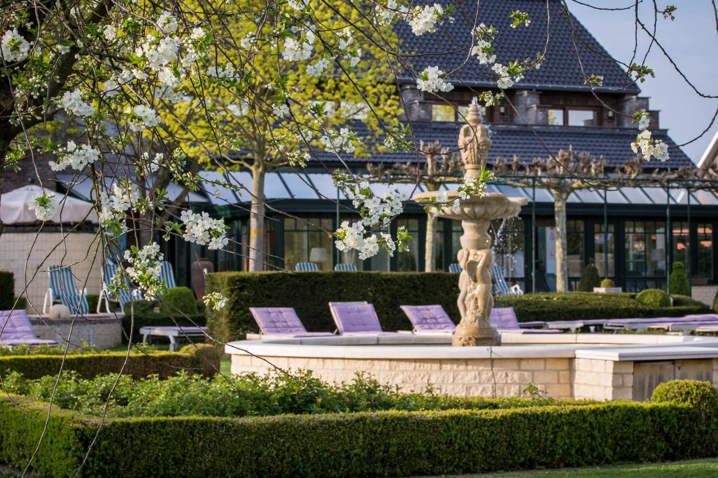 Garden in Hotel Gowell Kuur- en Wellness Yolande Buekers