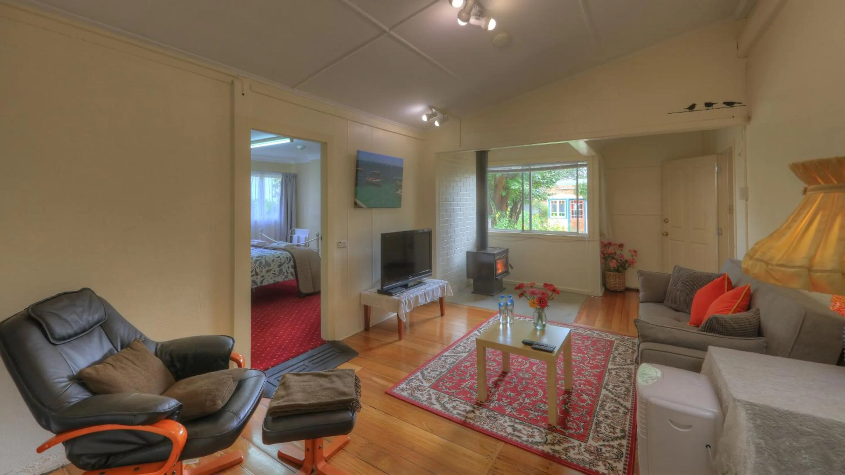Living room in The Bank Guesthouse Glen Innes