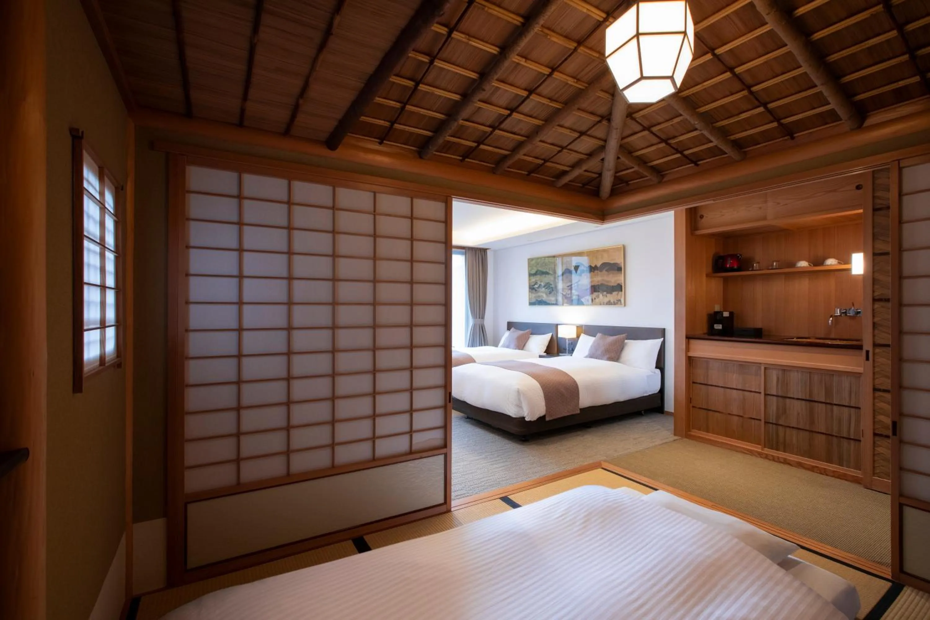 Photo of the whole room, Bed in Rinn Gion Hanatouro