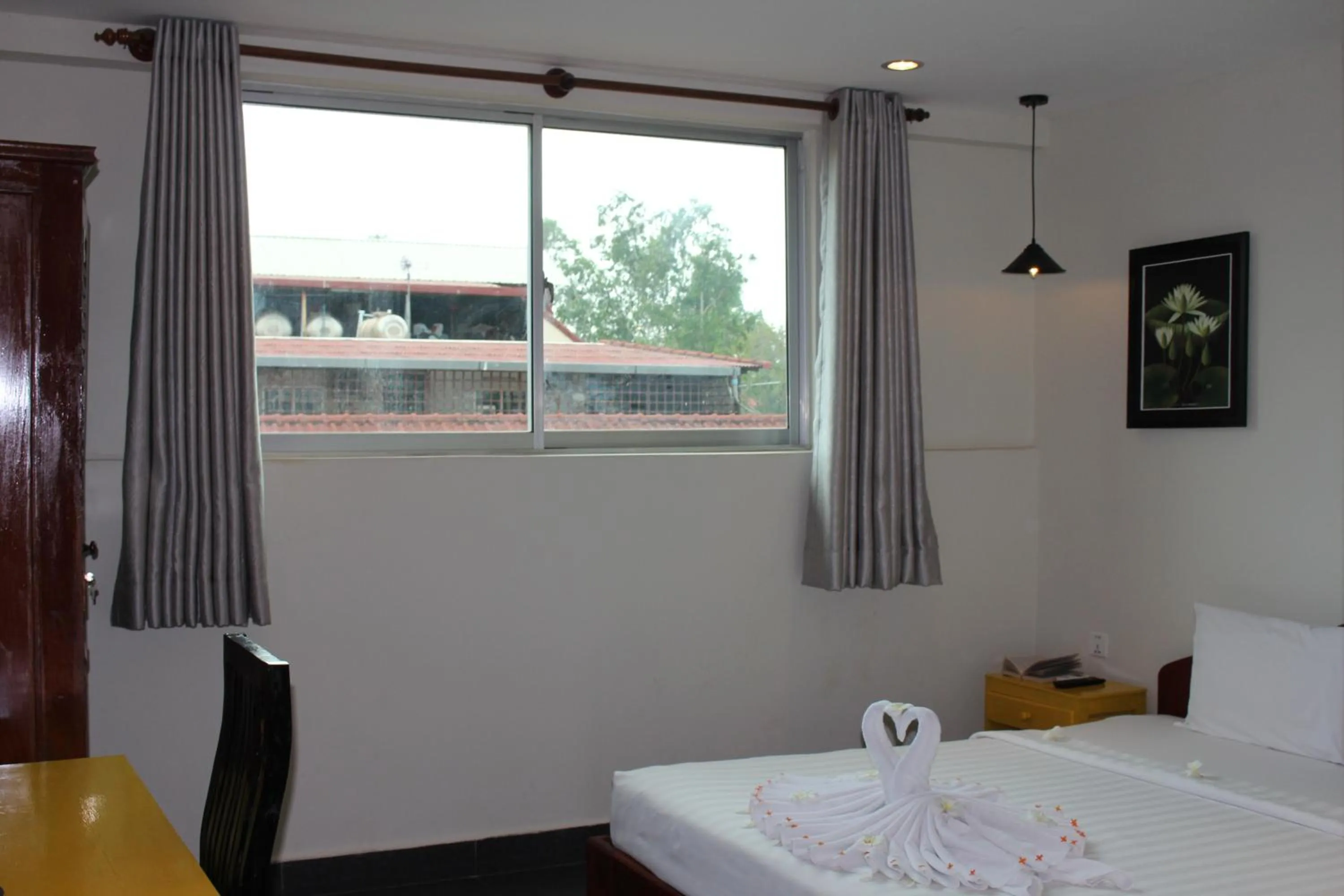 Bed in Le Water Villa