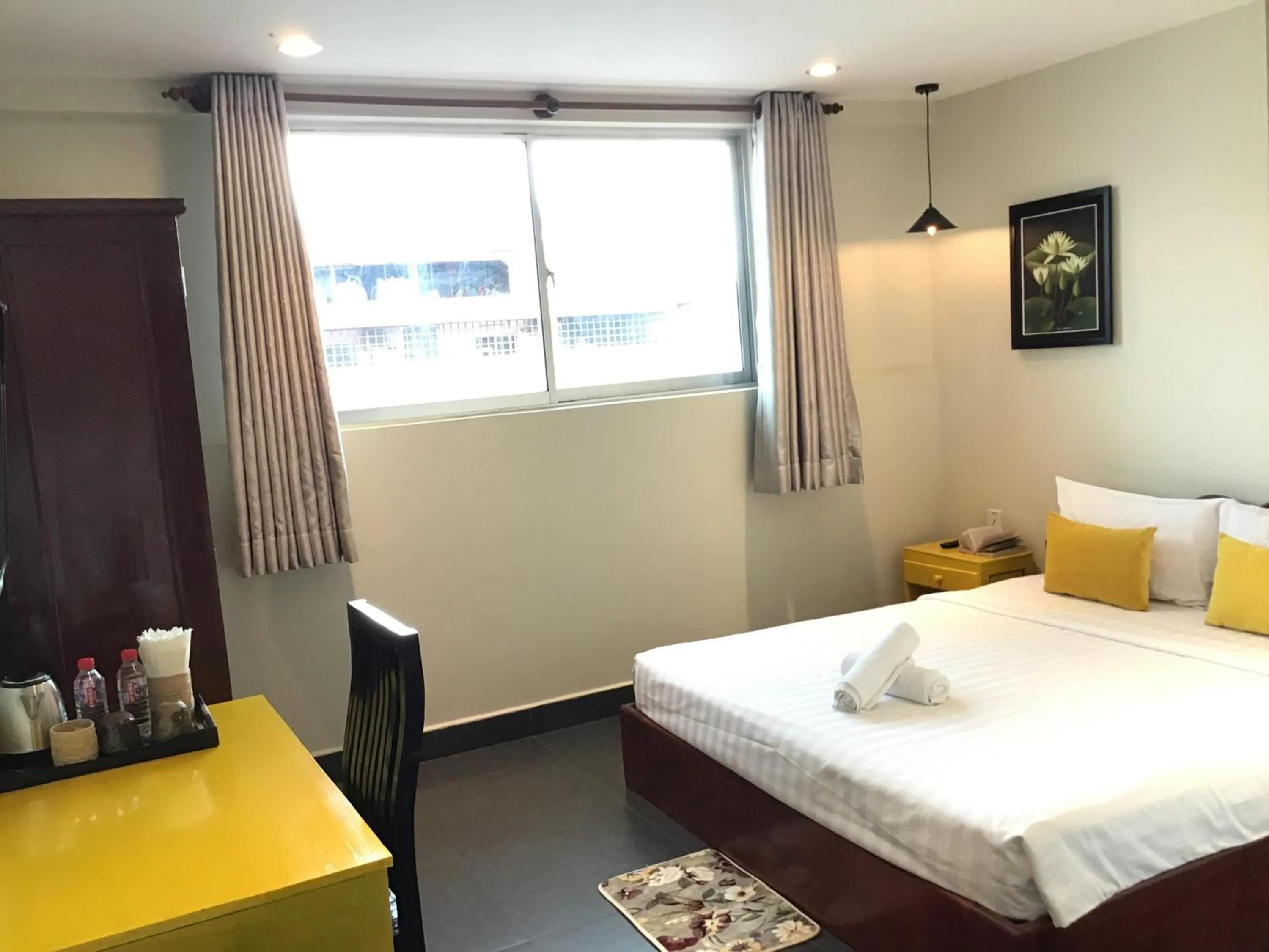 Bed in Le Water Villa